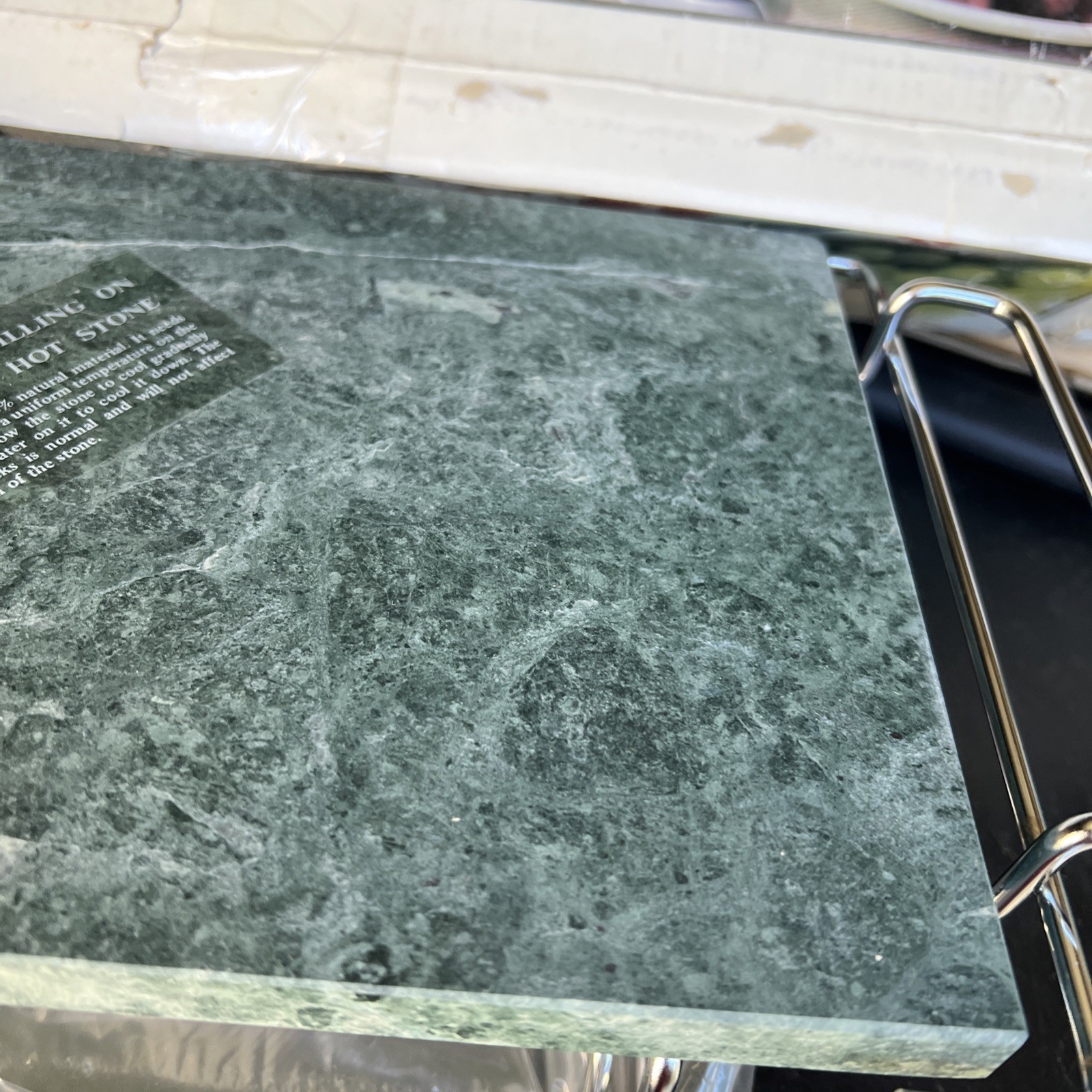 Acense Hot Stone Grill, Gourmet Tabletop Food Grill, Stone Grill Meat,Veg,Fish