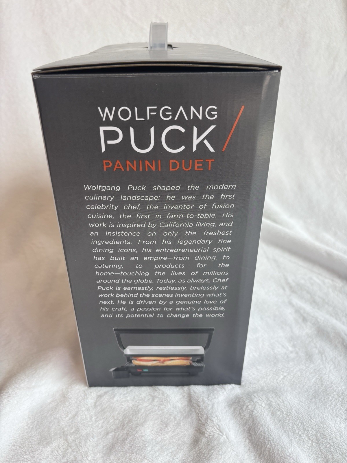 Wolfgang Puck Panini Duet Grill SWPGP020-IT – New Open Box Sandwich Maker