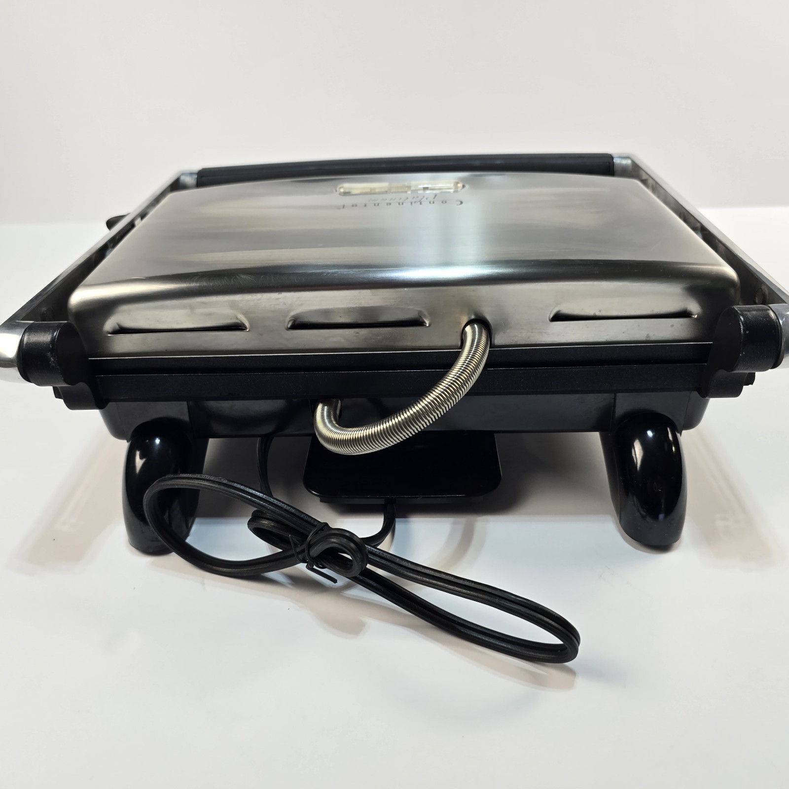Continental Platinum Panini Press Contact Grill Stainless Steel Maker Preowned