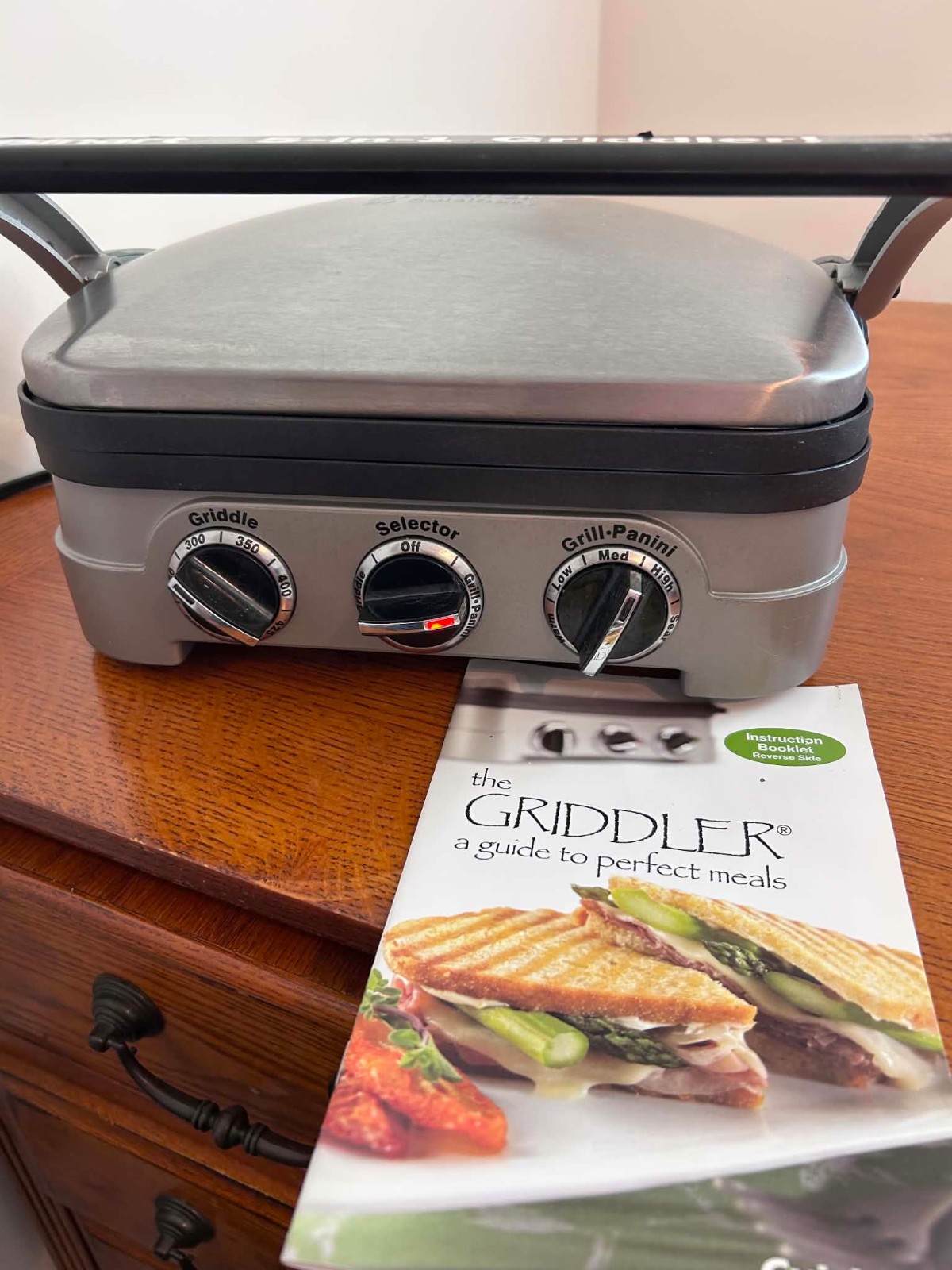Cuisinart GR-4N Griddler 1500w Grill Panini Press Indoor 5-in-1 Griddle Tested