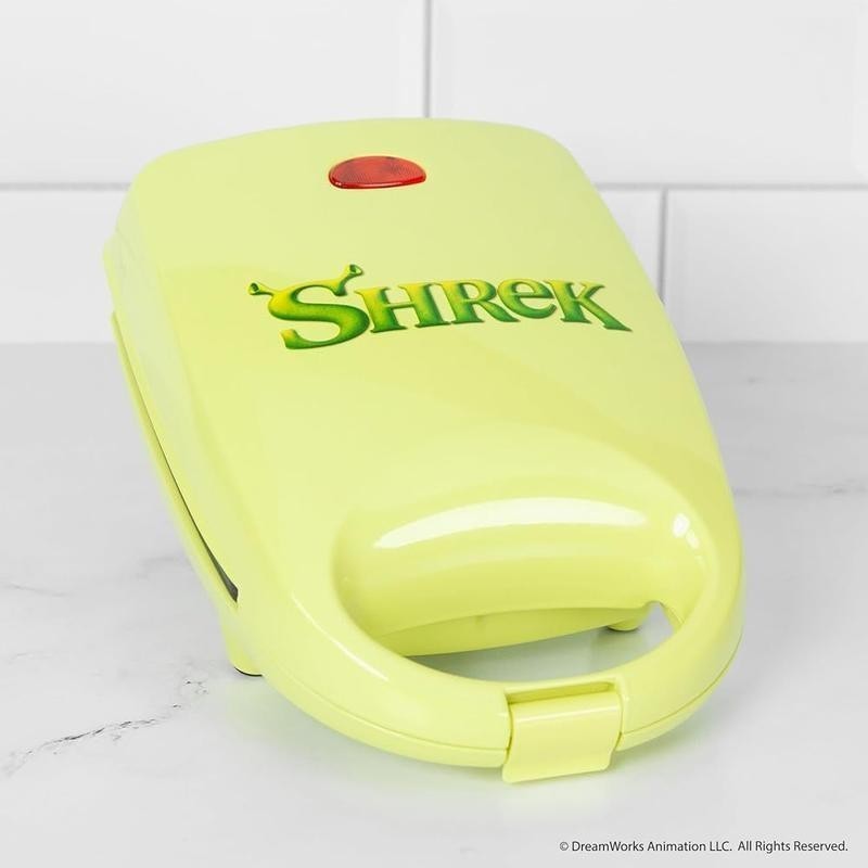 Fun Shrek Sandwich Maker Non-Stick Easy Clean Small Kitchen Appliance 520W New