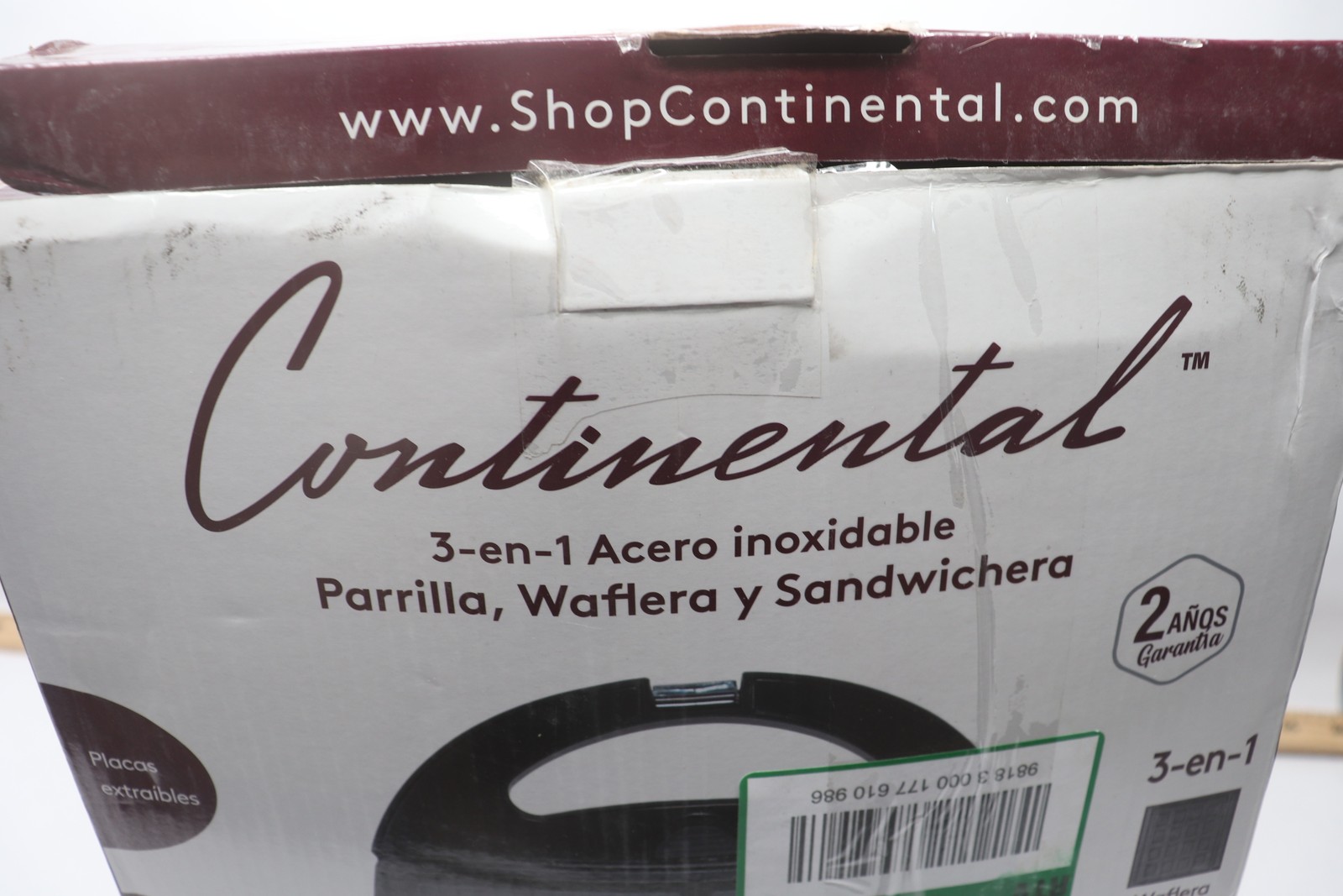 Continental 3-in-1 Grill Platinum Series 23.1″ H x 11″ W x 13″ D CP43569 – Dirty