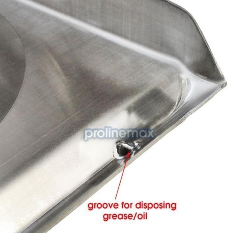 Stainless Steel 31×17 Convex Griddle Plancha Double Stove Cooking Surface New