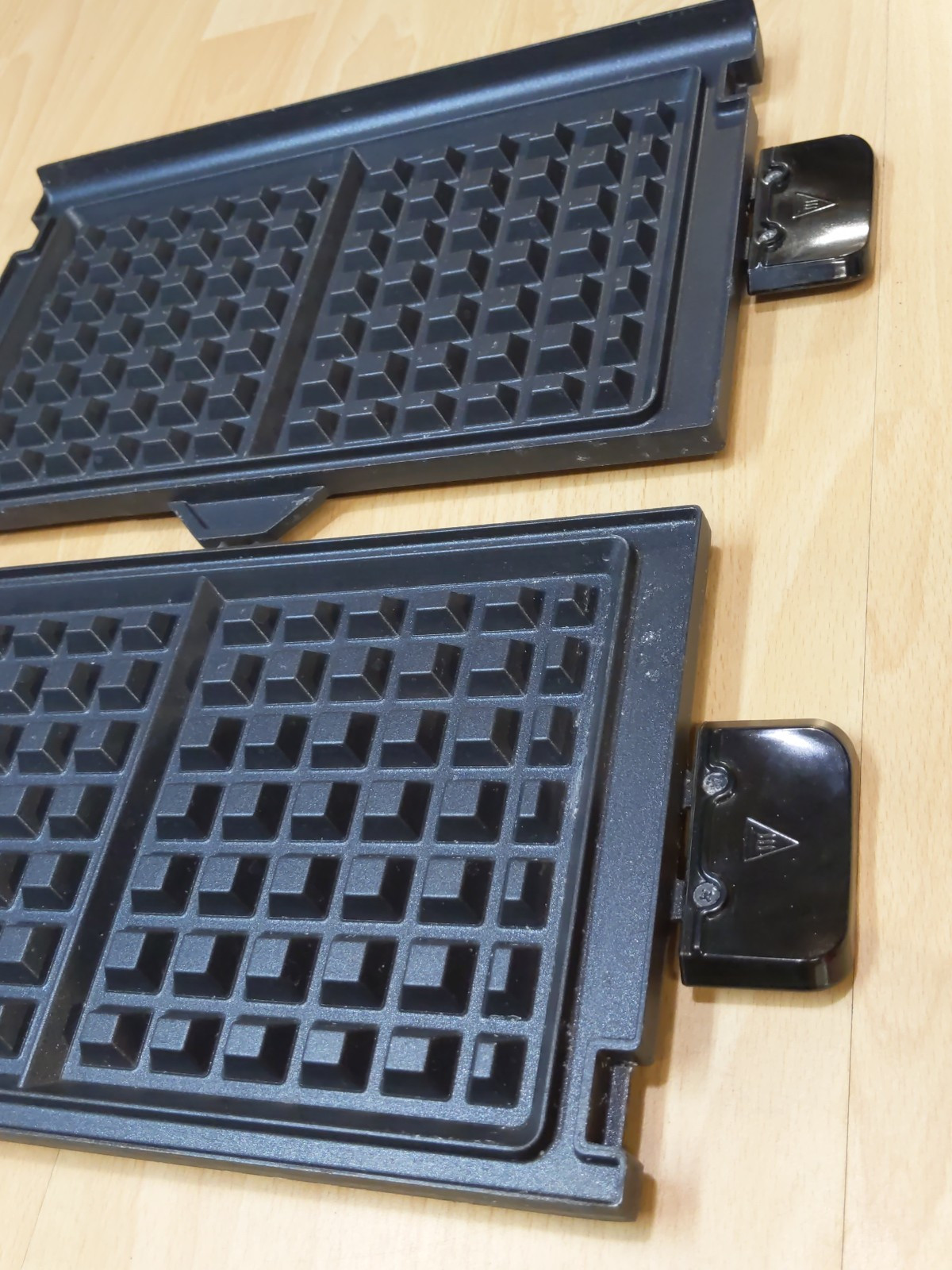 George Foreman 6-In-1 Electric Grill and Broil Waffle Plates Part Set Of 2