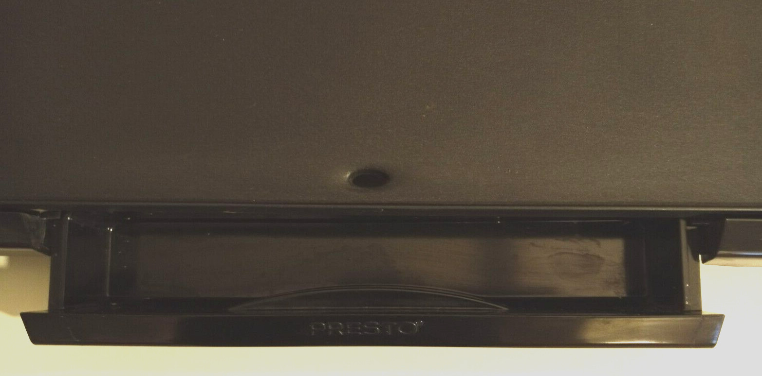 Presto 07030 Cool Touch Electric Griddle Black W/Slide Out Drip Tray – EUC