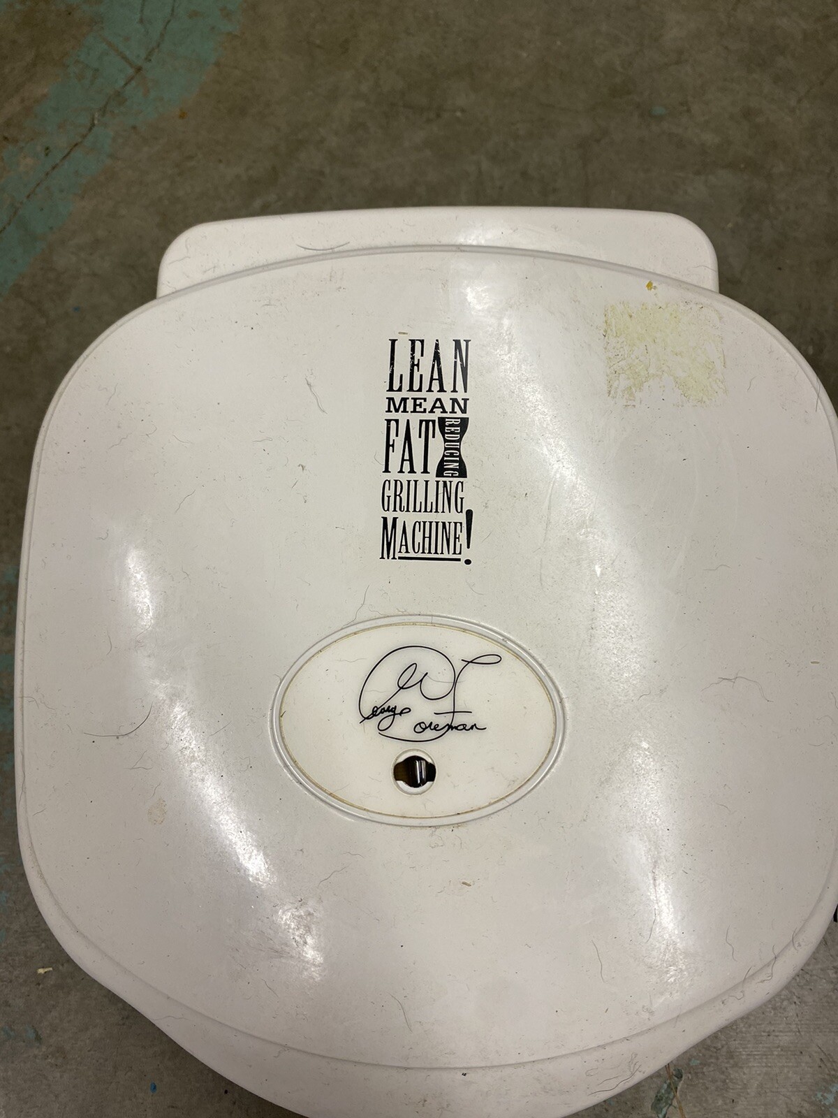 George Foreman Lean Mean Fat Reducing Grilling Machine White Model GR10ABW