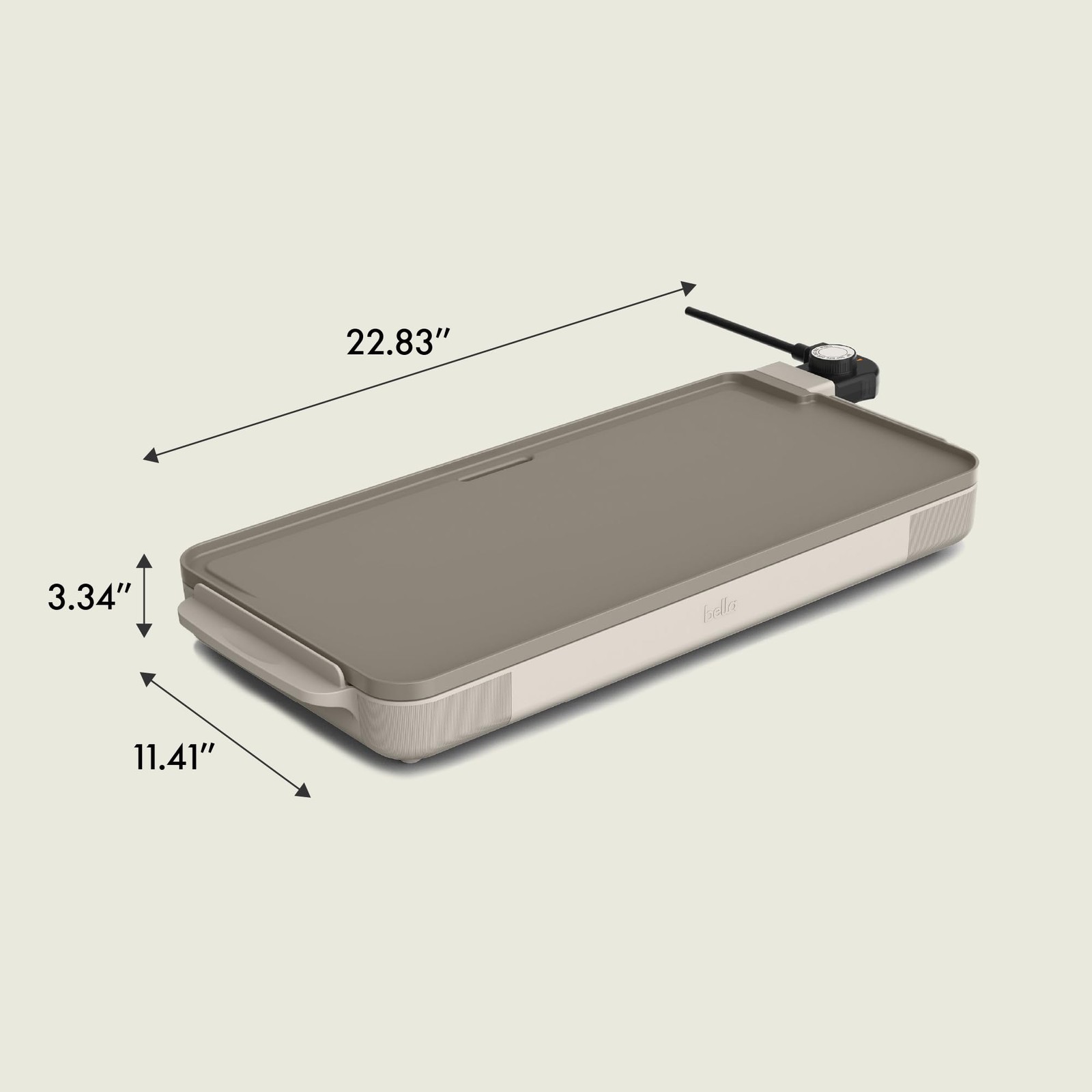 Bella 10 X 20 Electric Griddle Smokeless Nonstick Cooking Surface For Pancake…