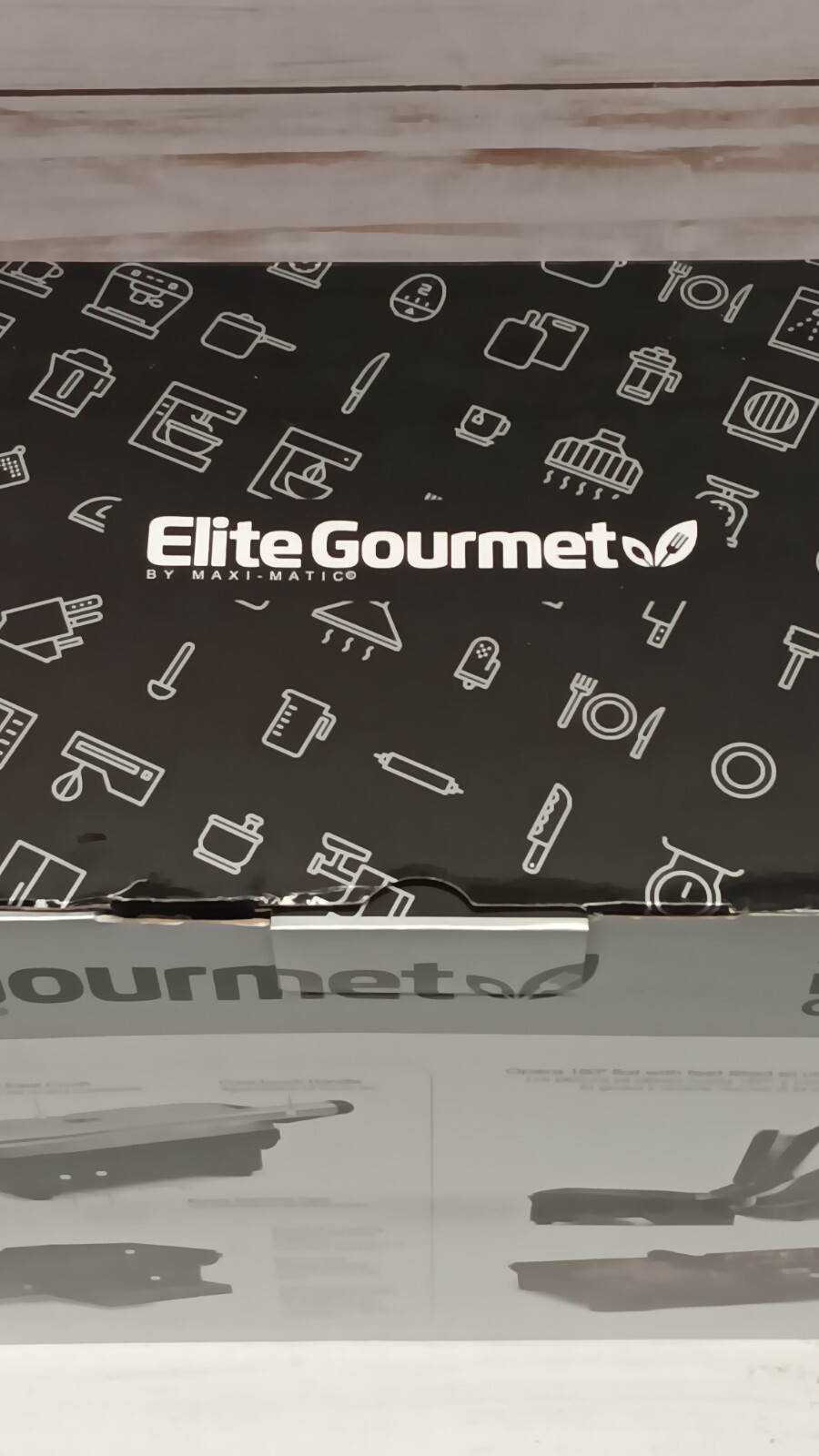 Elite Gourmet EPN-2976 3-in-1 Panini Press & Grill New Open Box