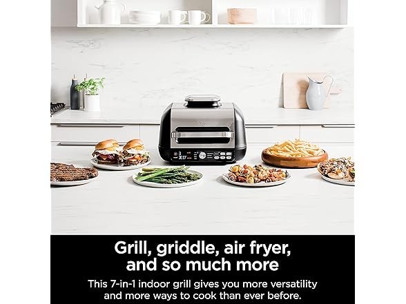 Ninja Air Fryer IG651 Foodi Smart XL Pro 7-in-1 Grill Griddle Air Fryer – NEW