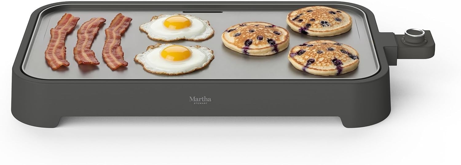12” x 22” Electric Griddle XL Ceramic Nonstick Flat Top Cooking Surface