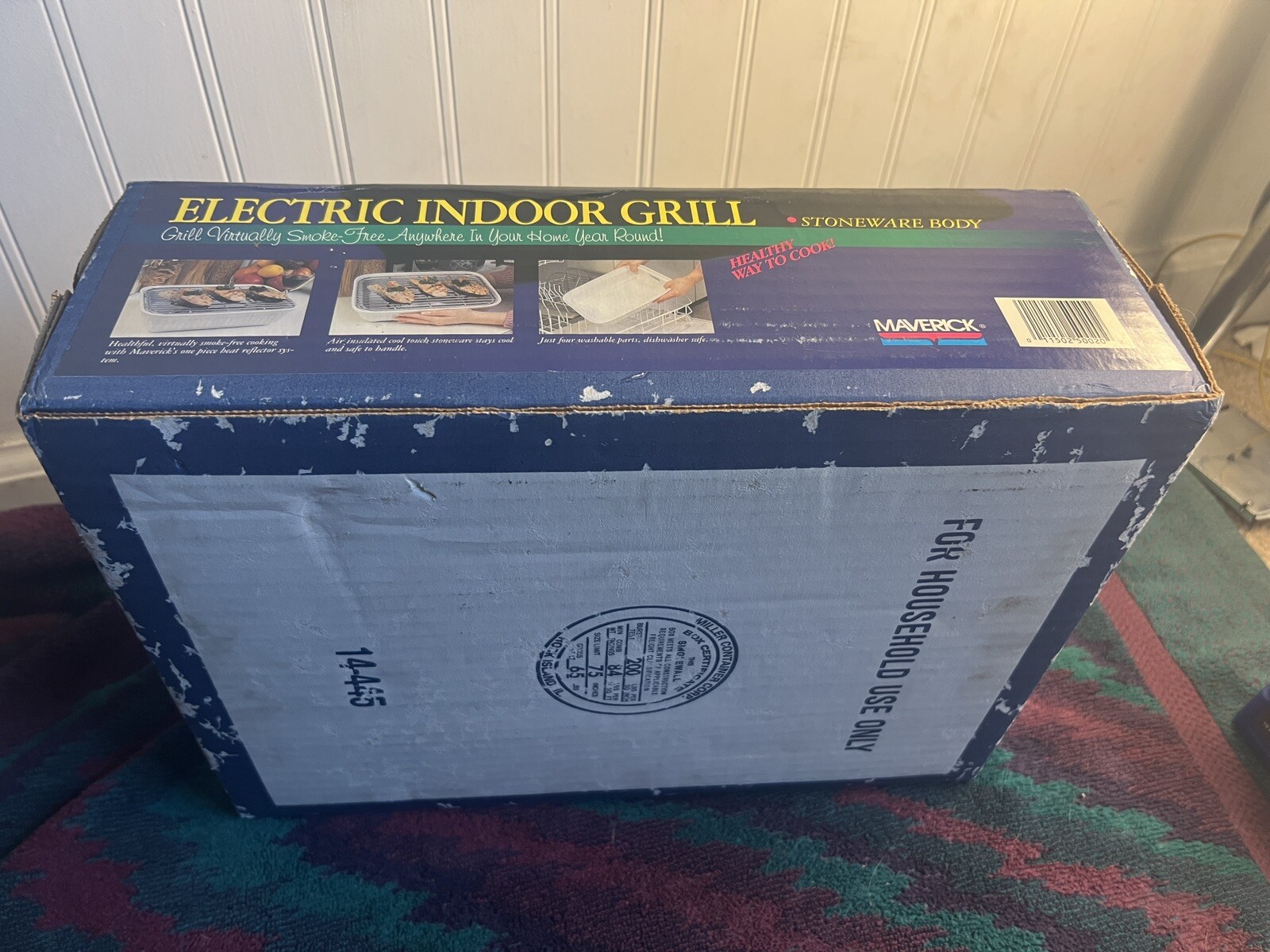 SEALED Vintage Maverick MG-20 Series Indoor Electric Ceramic Stoneware Grill