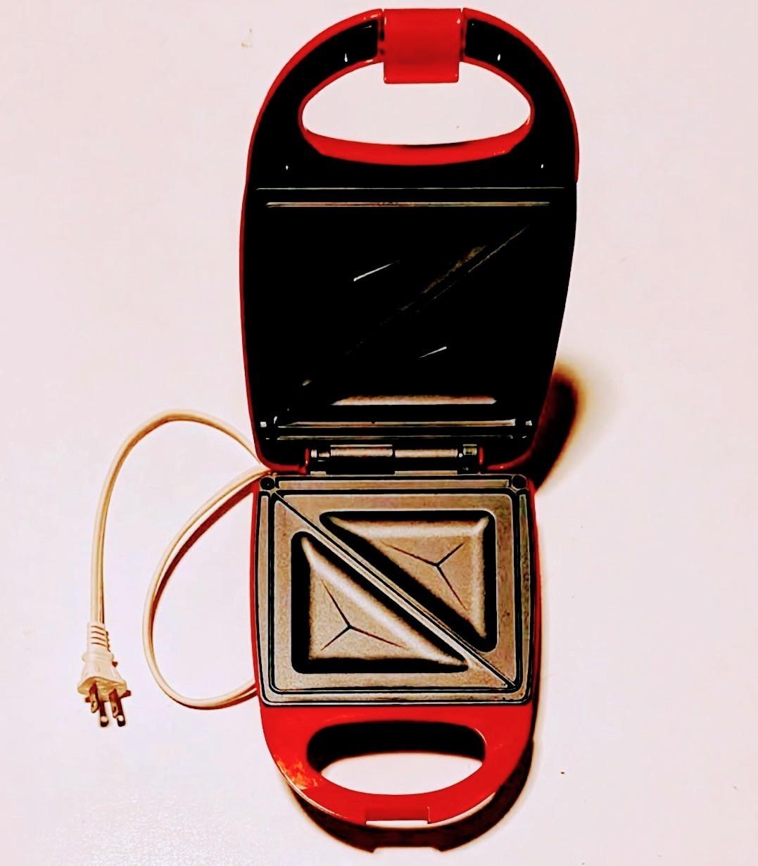 My Mini Sandwich Maker Red Nostalgia Products Electric (MSNDW5RD)