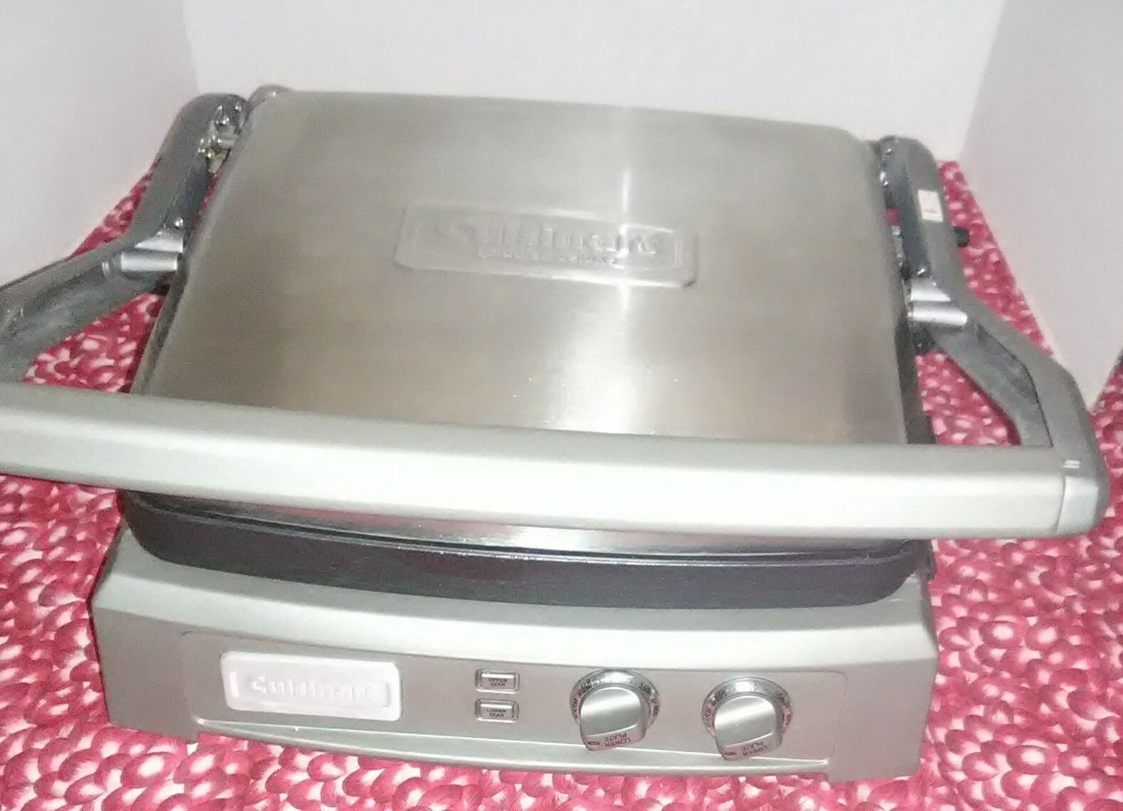Cuisinart GRIDDLER DELUXE 6 In 1 Grill Panini Press GR-150 Excellent Condition