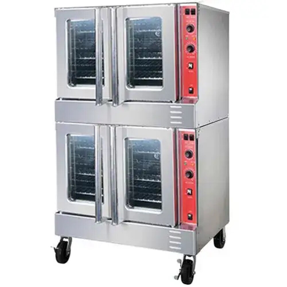 Kratos Commercial Oven Double Floor Electric Convection Oven, 240V, 3 Phase