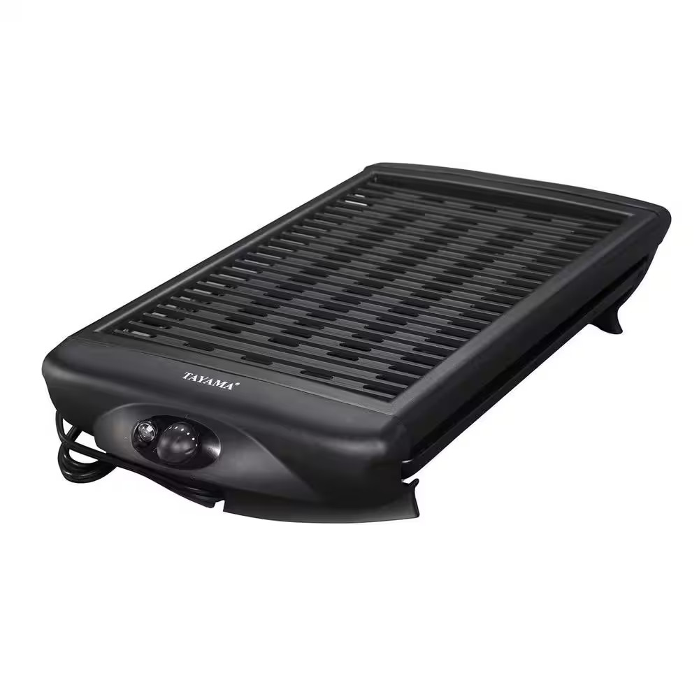 150 Sq. In. Black Smokeless Non-Stick Electric Grill
