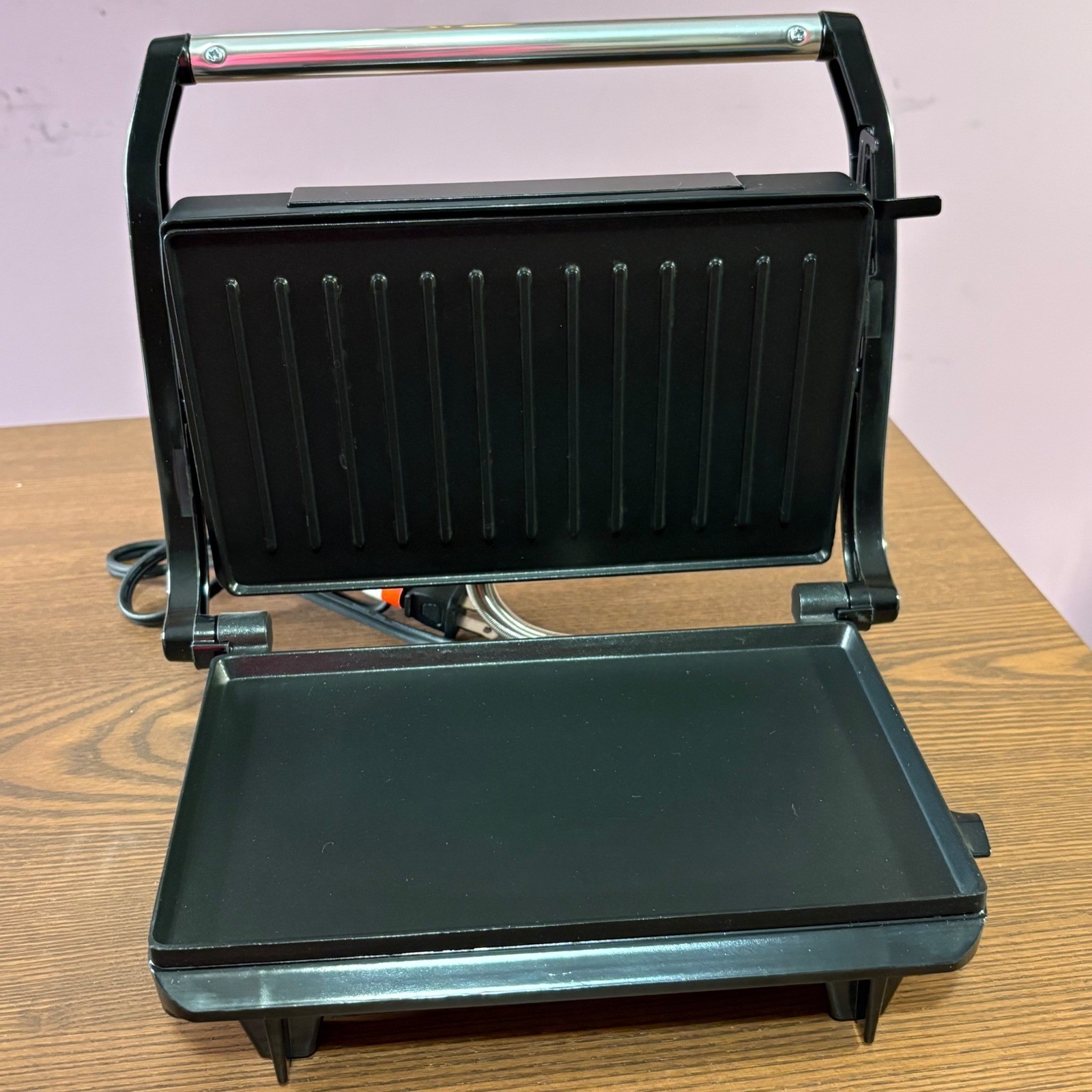 Chef’s Counter Panini Grill SW-100 CC-216 Black Excellent Sandwich Press 760W
