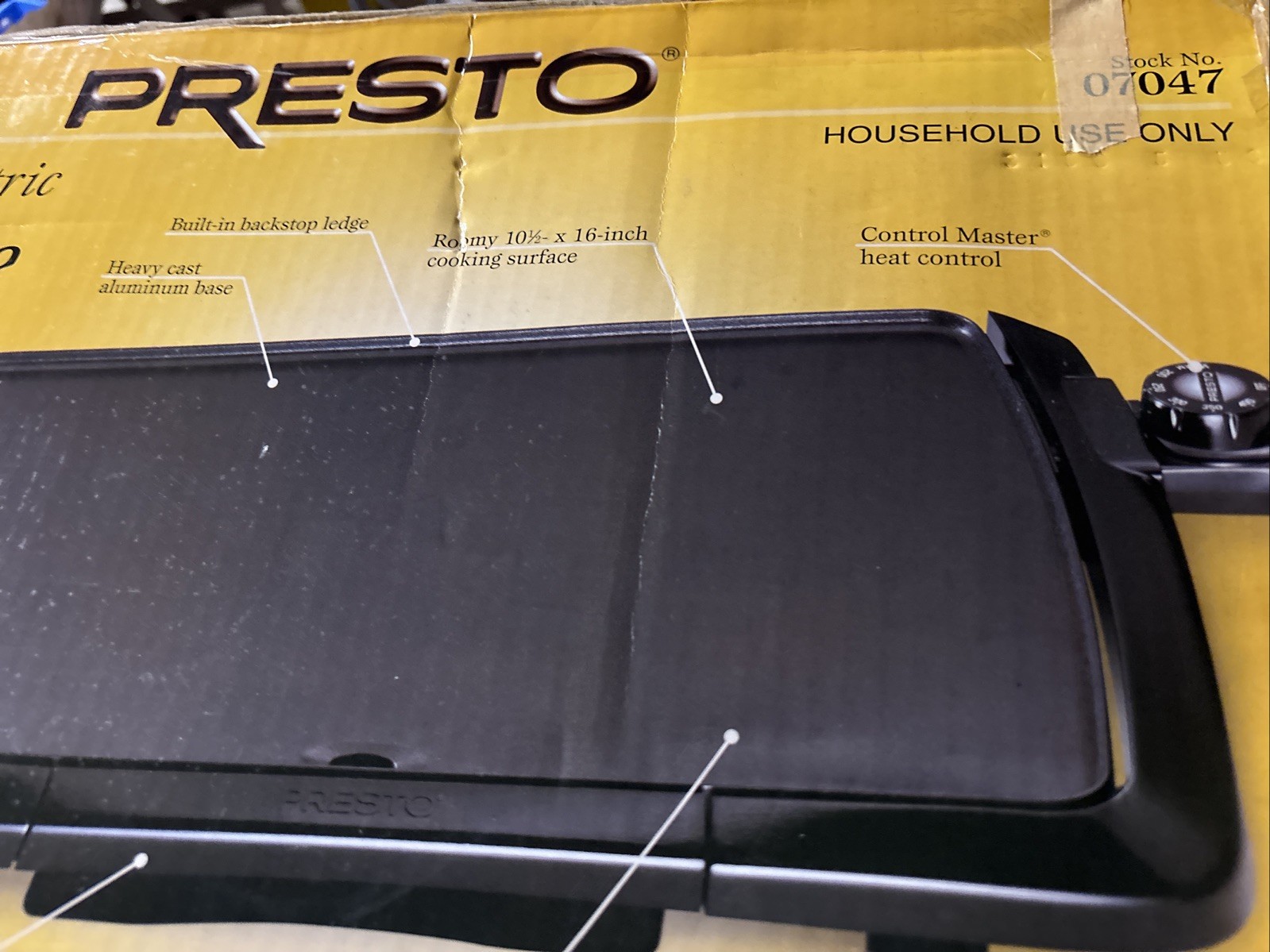Presto Cool Touch Electric Griddle