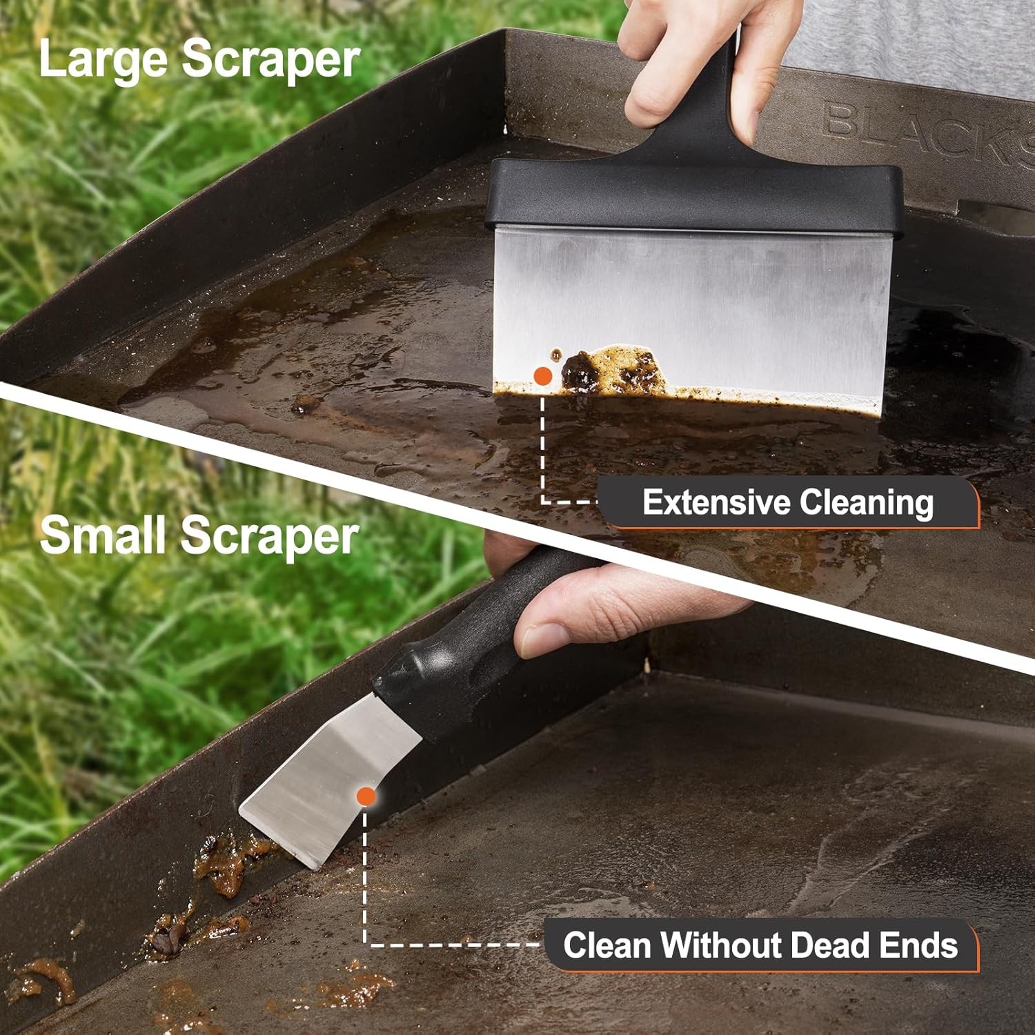 SHINESTAR Griddle Cleaning Kit for Blackstone, 12-Piece Flat Top Grill…