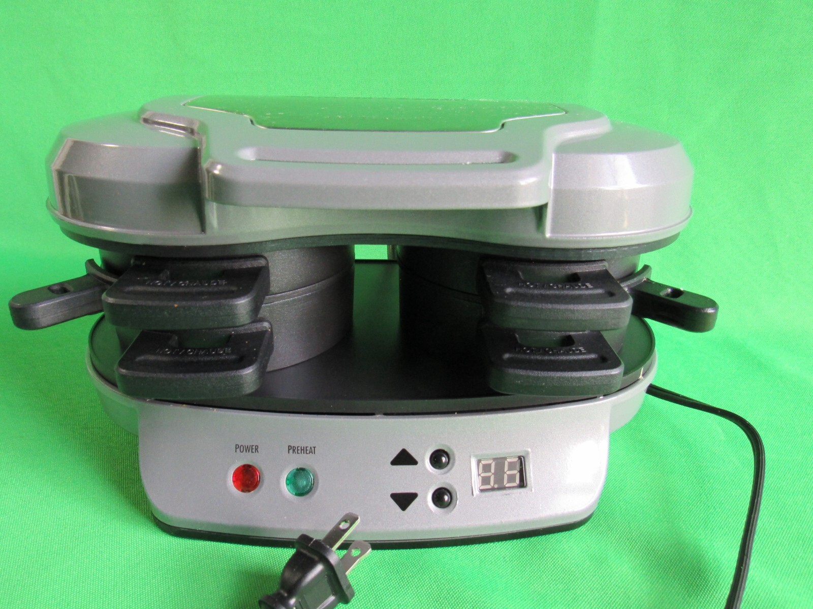 Hamilton Beach 25490 Dual Breakfast Sandwich Maker TESTED WORKS