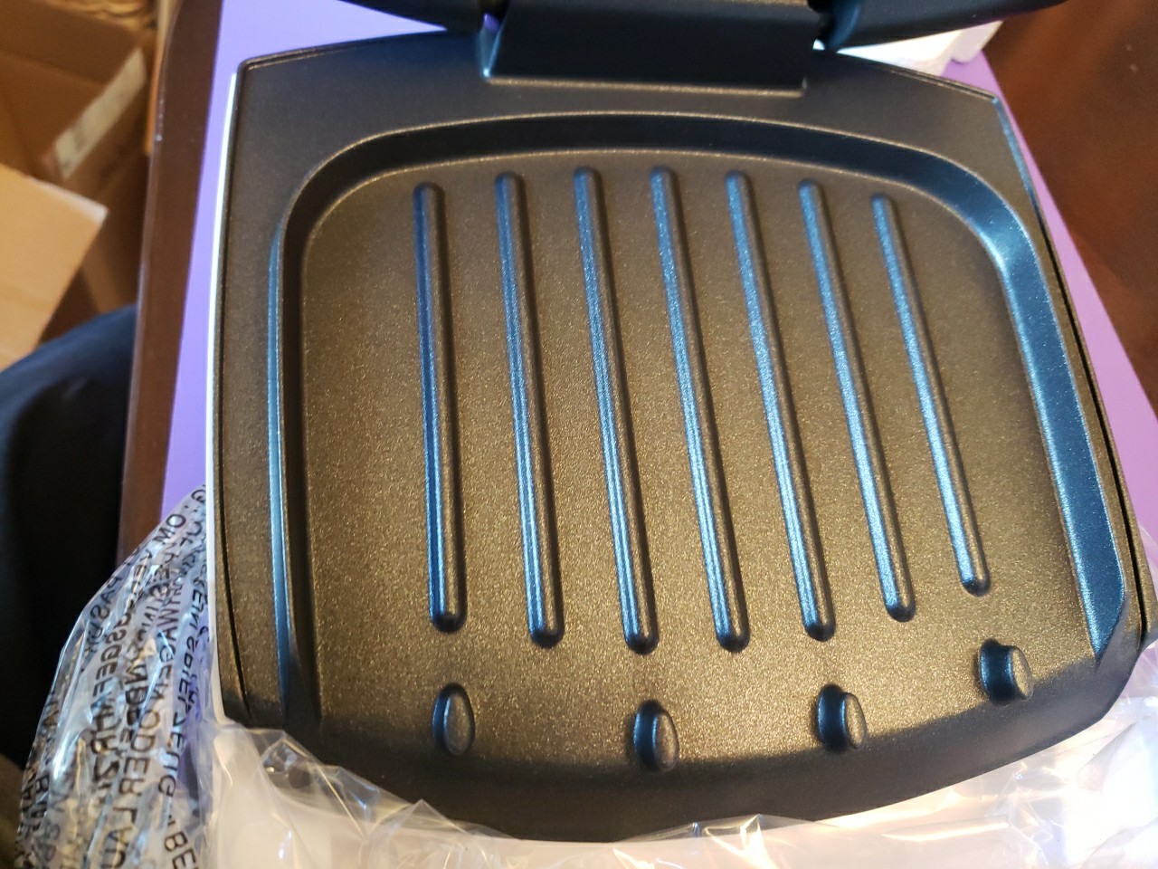 George Foreman 36 sq in. Nonstick Electric Grill White GR11WSP3 Newest Champ