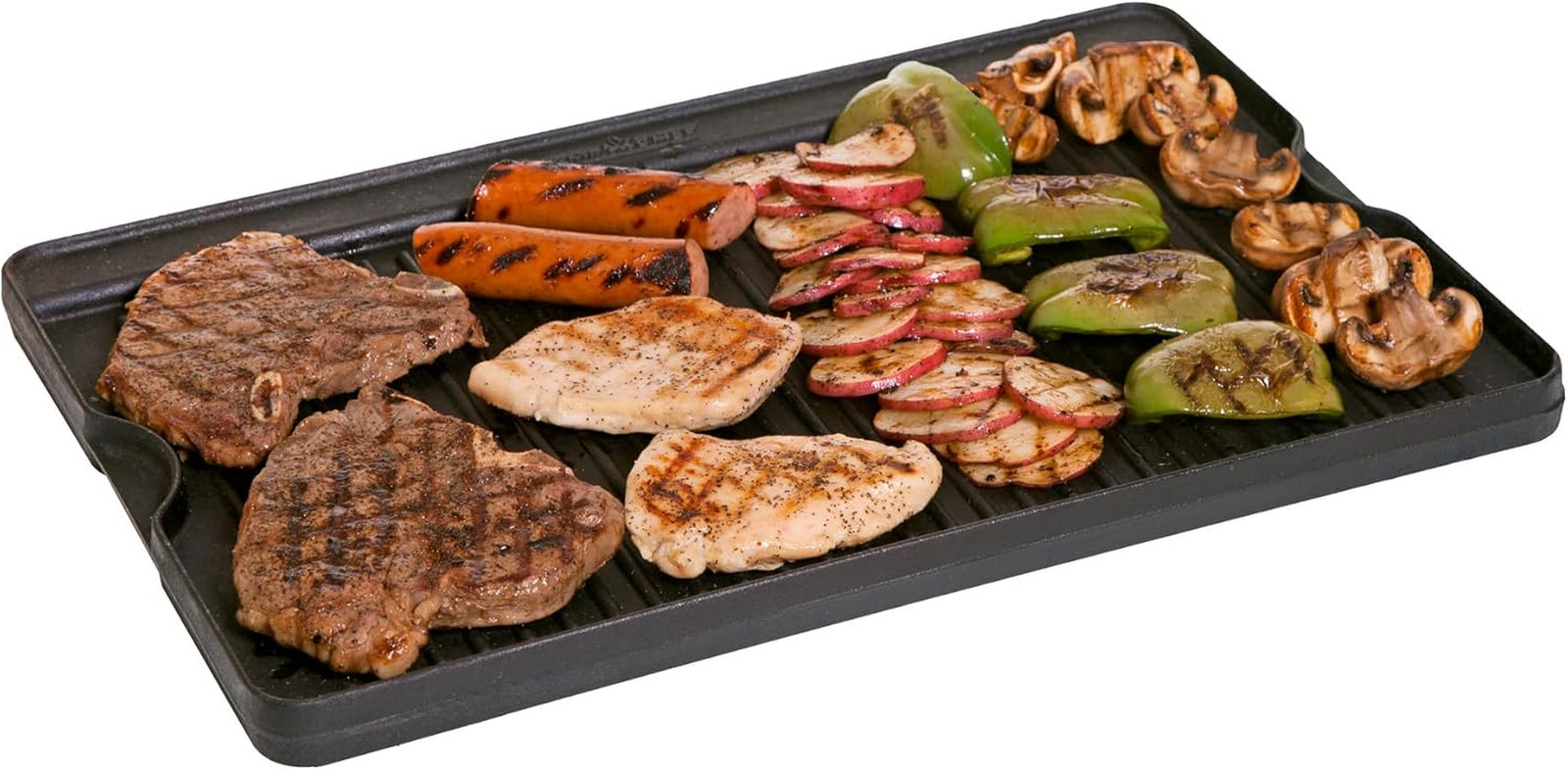 16×24 Cast Iron Non-Stick Griddle & Grill – Perfect for Cooking!