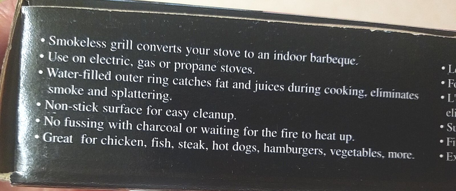 Deluxe Gourmet Grill – Smokeless Indoor Stove top BB Grill – Cuisine STG-103