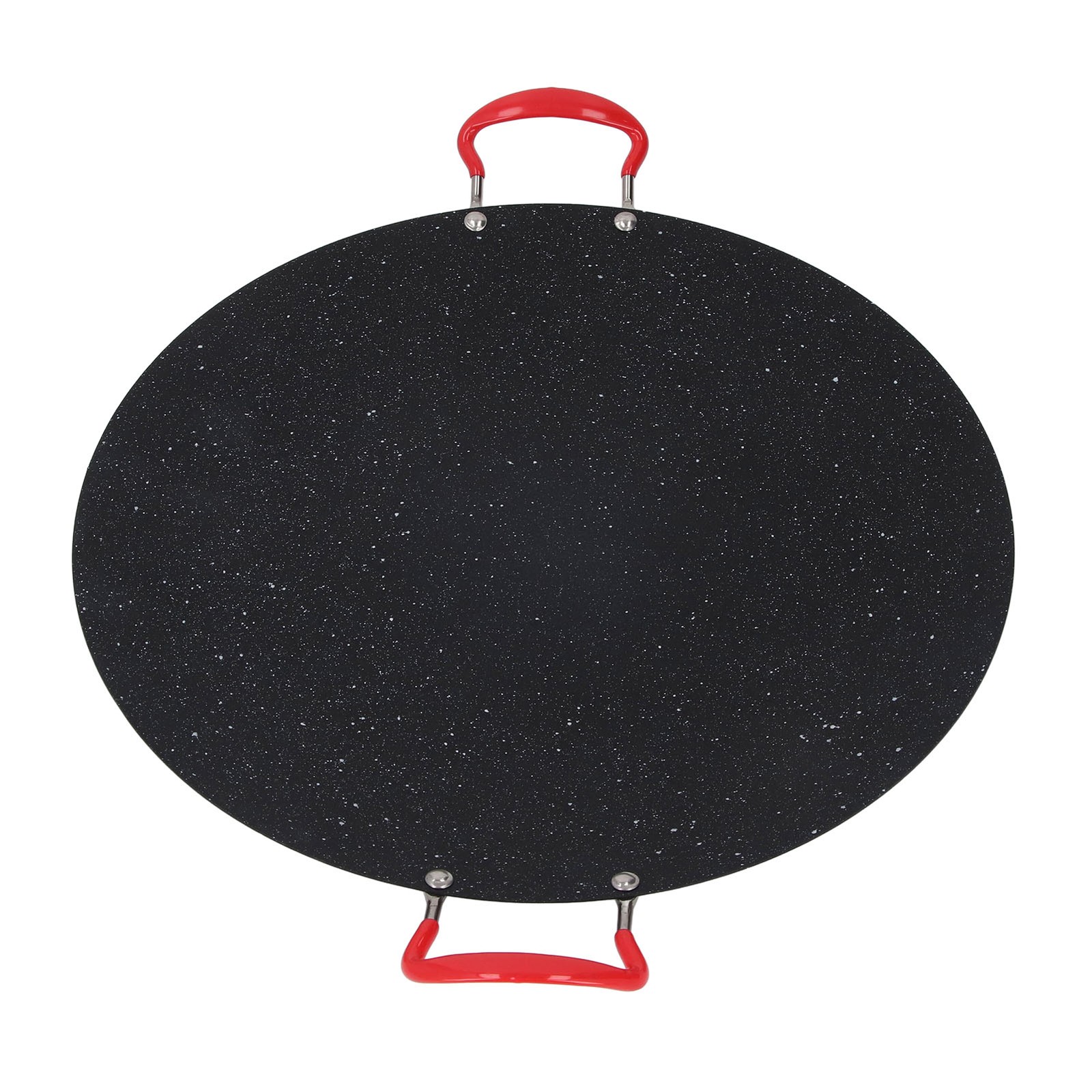 Portable BBQ Grill Flat Pan Lightweight Ideal For Outdoor Use Iron Recommended