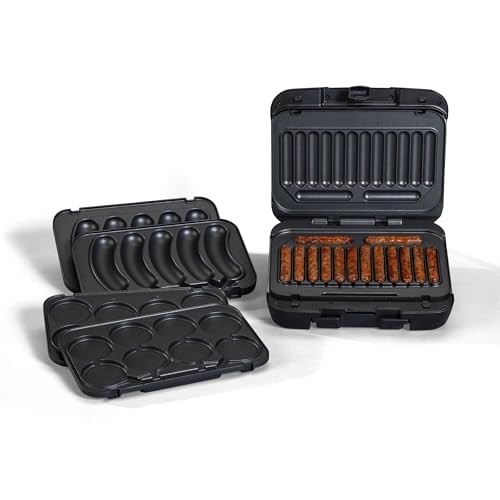 Sizzling Sausage Grill Plus, Indoor 3 in 1 Design BTG-500 Electric Grill