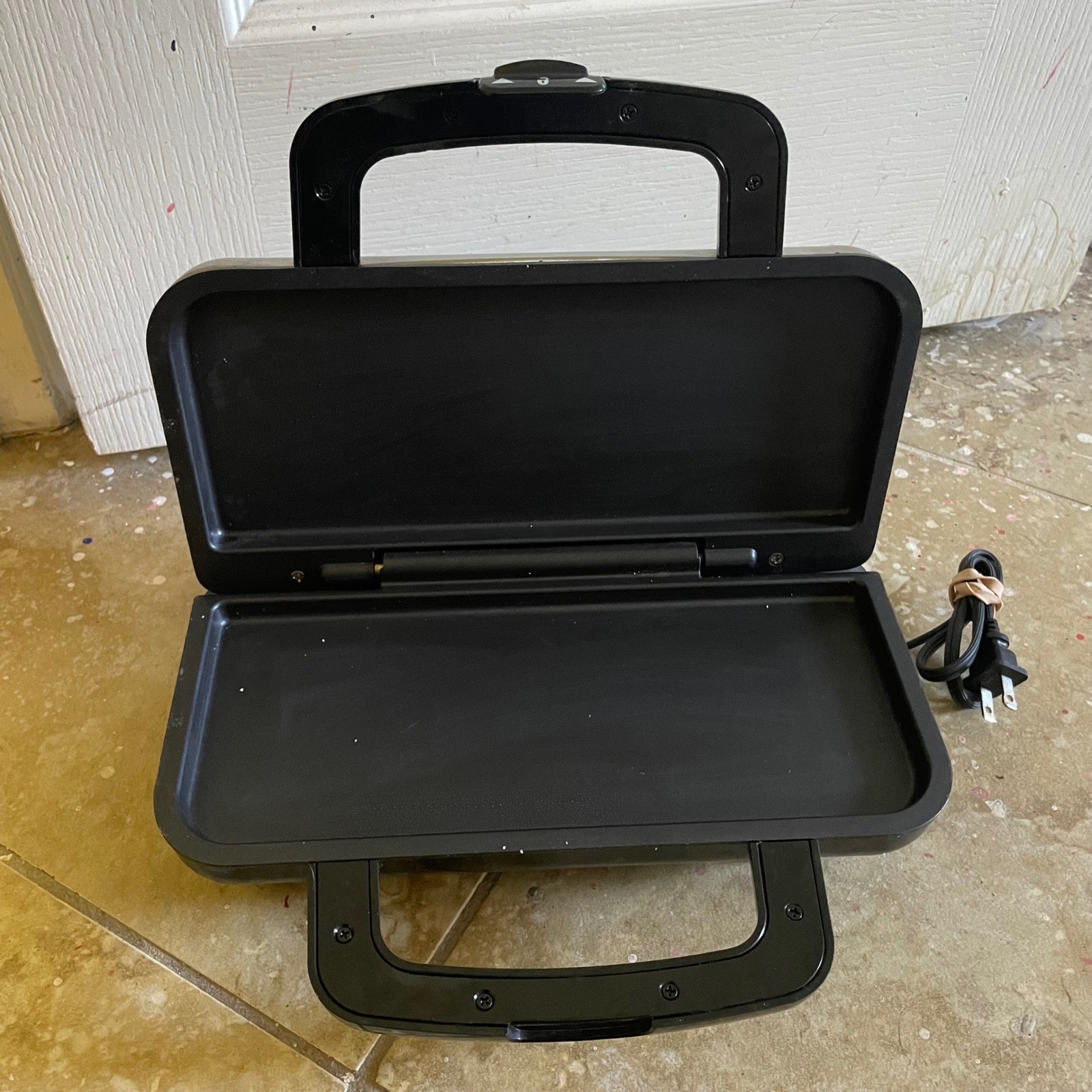 Proctor Silex Panini Press Sandwich Maker Silver Black 25415PS 700W