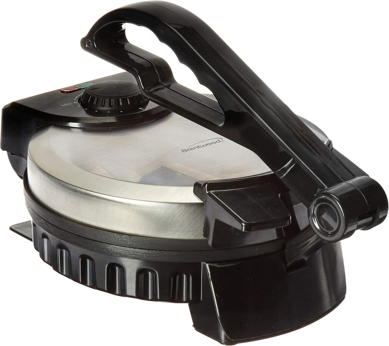 TS-127 Stainless Steel Non-Stick Electric Tortilla Maker, 8-Inch