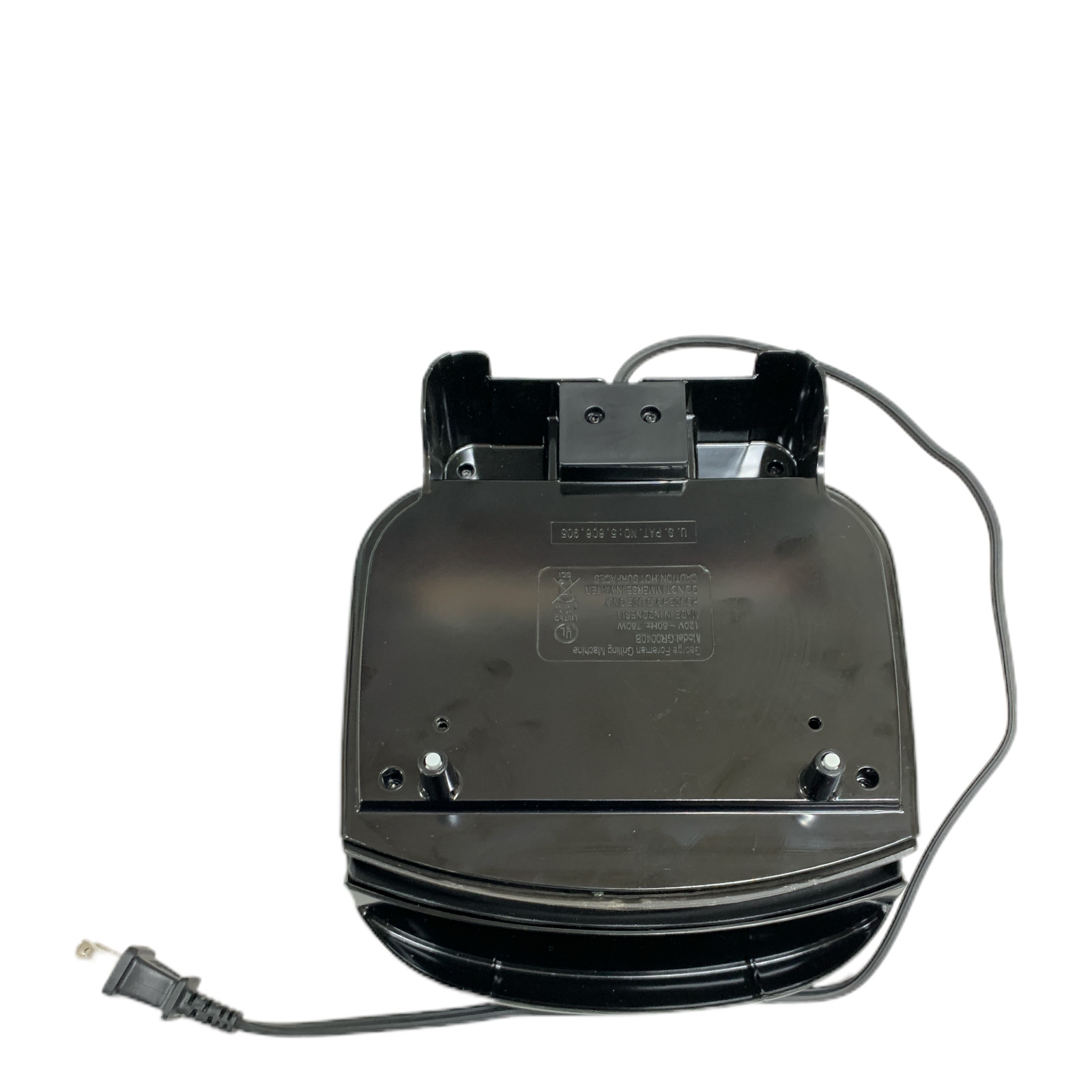 George Foreman GR0040B 2-Serving Classic Plate Grill Black