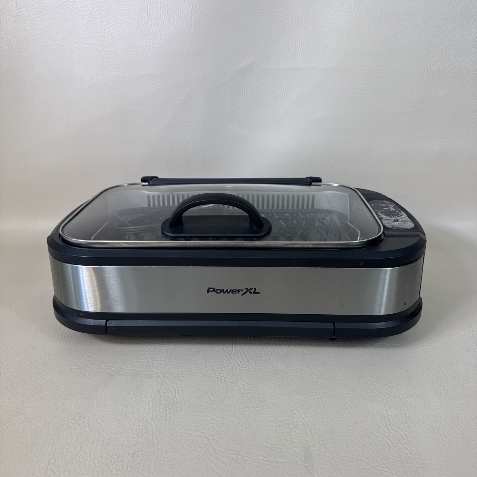 Power XL Indoor Smokeless Grill Pro PG-1500FDR Nonstick Surface Black
