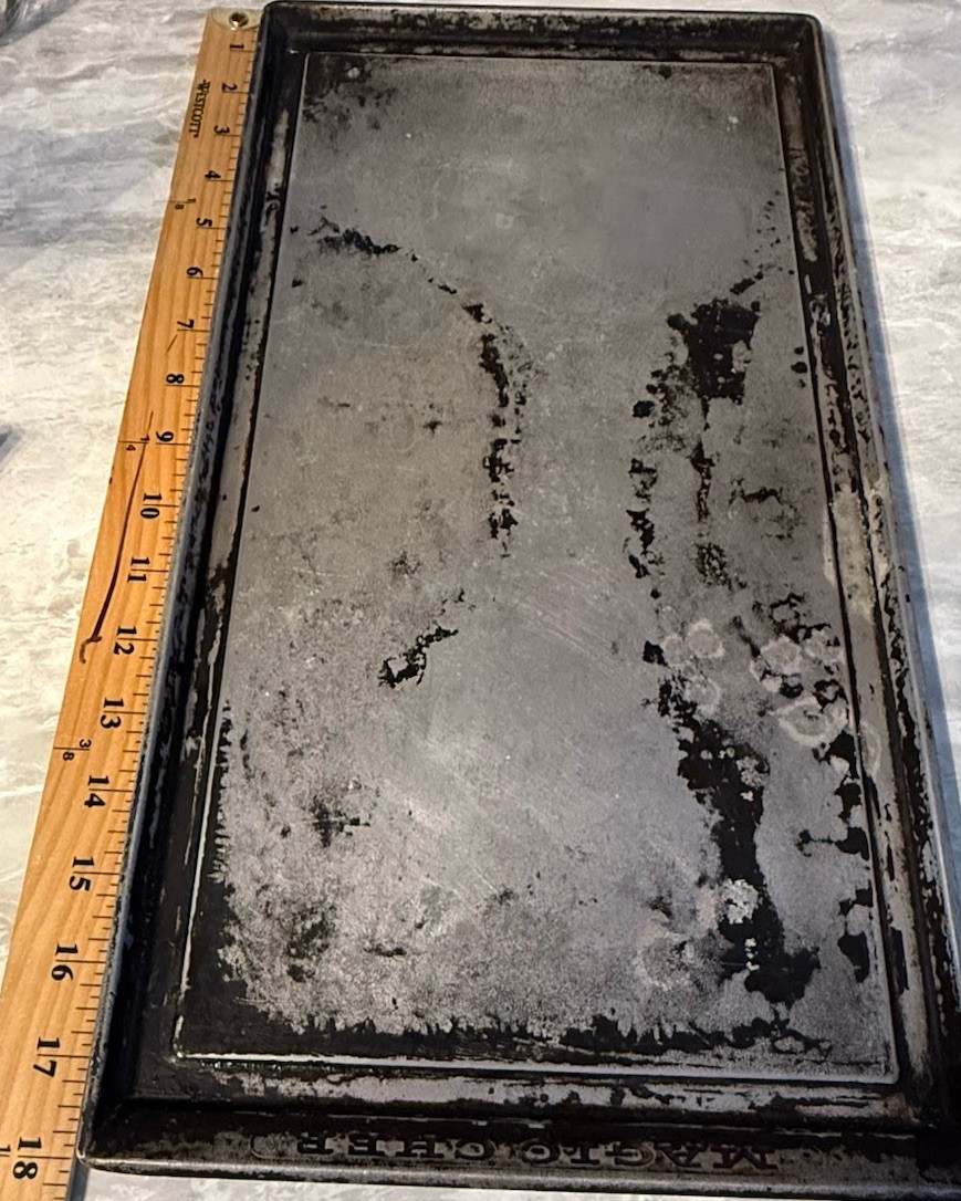 Vintage Magic Chef Griddle 18”x9.5” Cast Iron 91-20G FoF