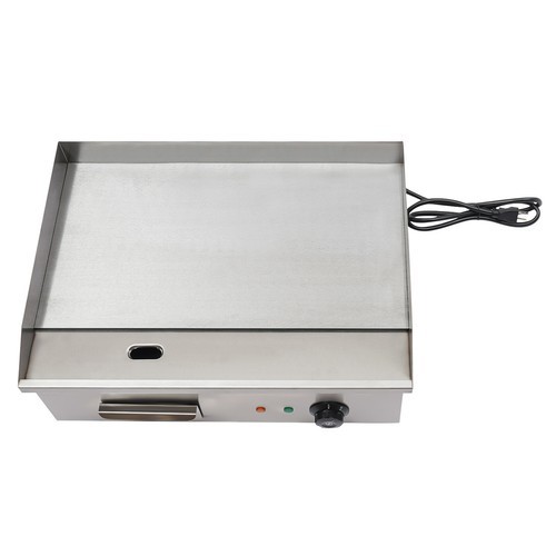 22 Inch BBQ Electric Countertop Griddle Flat Grill Commercial Grill Plate 3000W
