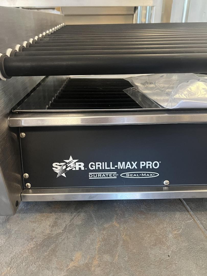 Star Grill-Max Pro Roller Grill Hot Dog Roller Cooker Commercial Countertop