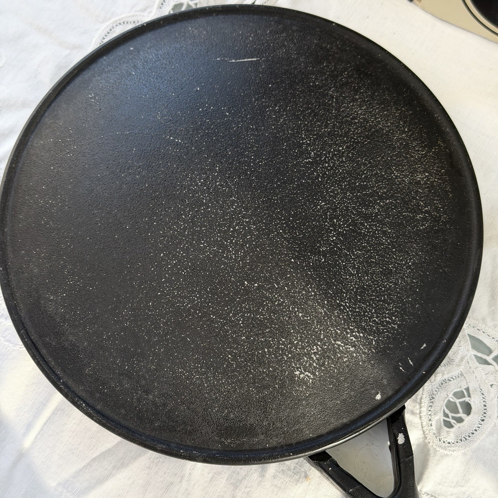 Vintage Creative Cookware Crepe Griddle Pan Set Cook Book / Wood Spreader/ Box