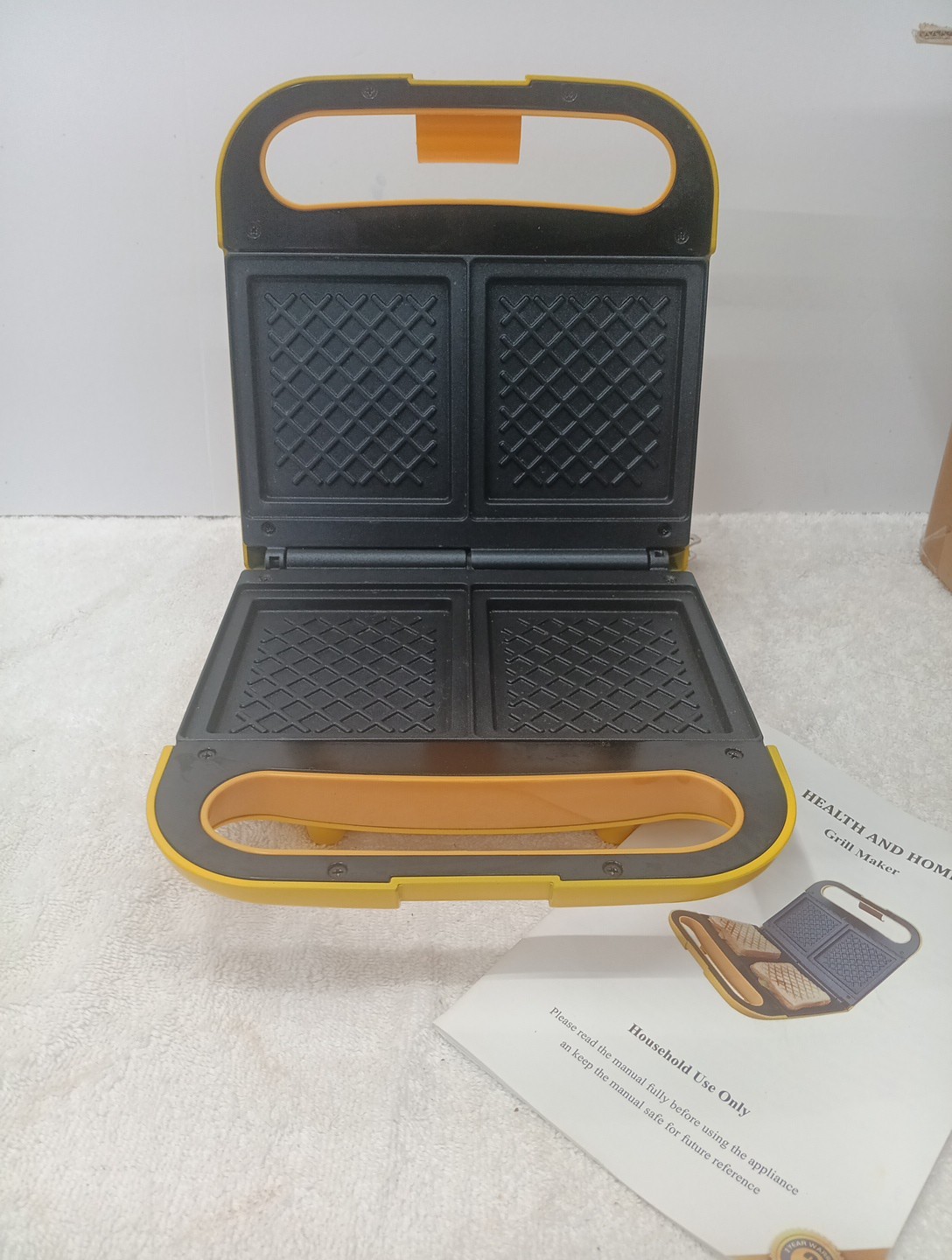 Health and Home Electric Sandwich Maker Model KS-303S. F19
