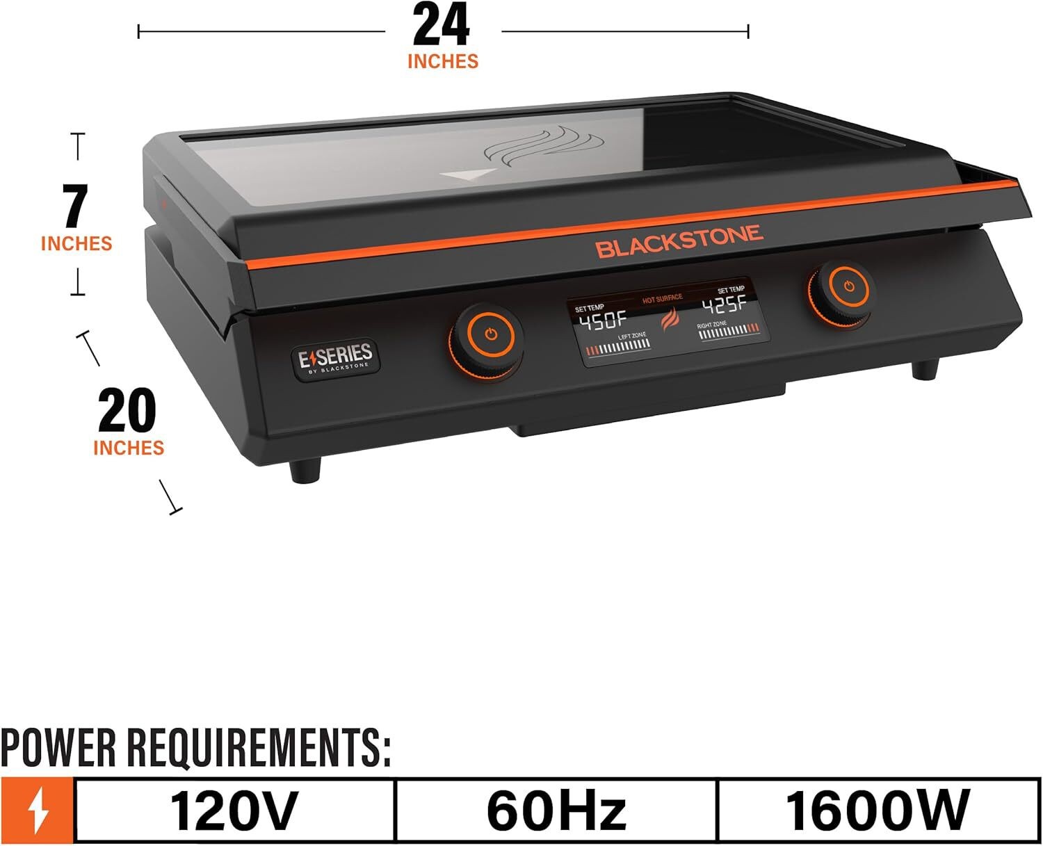 🔥 Blackstone E-Series 8001 22″ Electric Tabletop Griddle Nonstick Ceramic – Bra