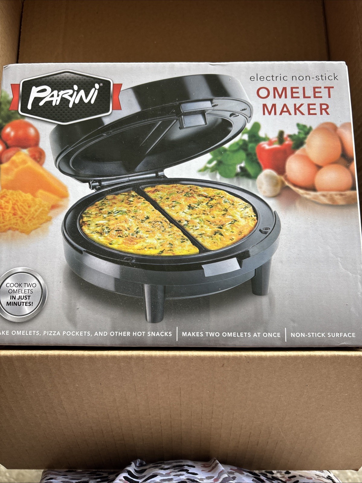 Parini Electric Non-Stick Omelet Maker