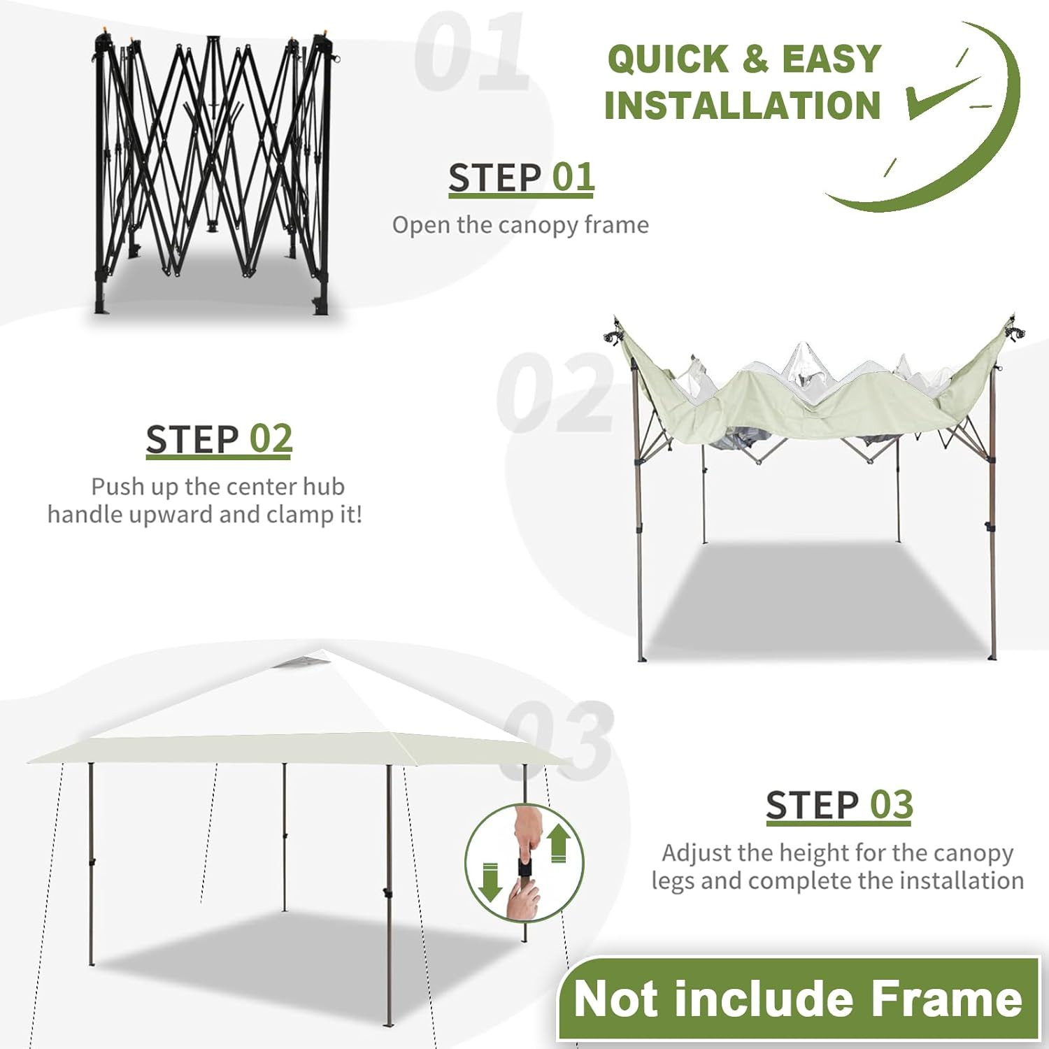 13X13 Canopy Replacement Top Cover,Single Tier Waterproof Instant Canopy Vented