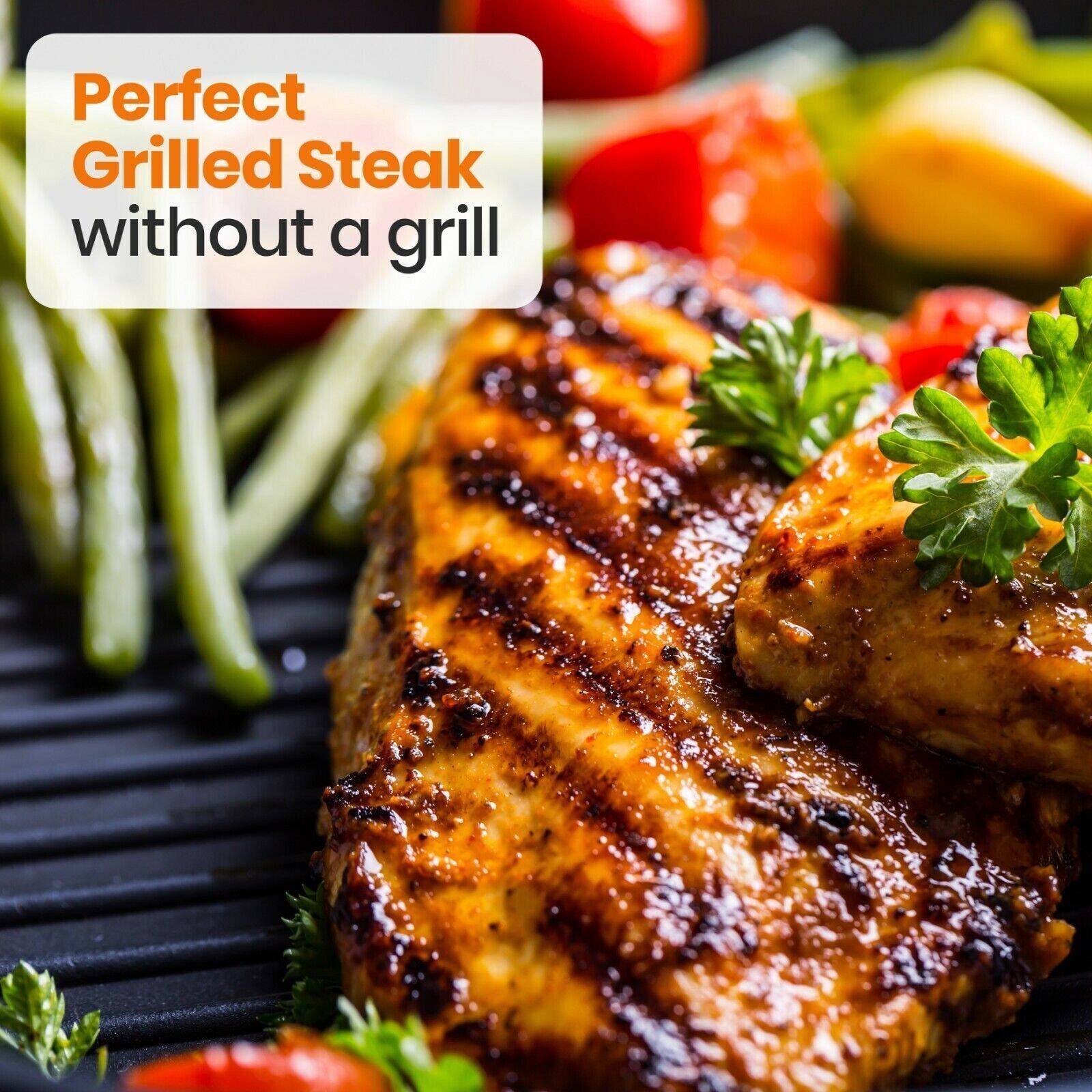 NutriChef Nonstick Grill & Griddle – Dishwasher Safe Double Burner, 20’’ x 13’’