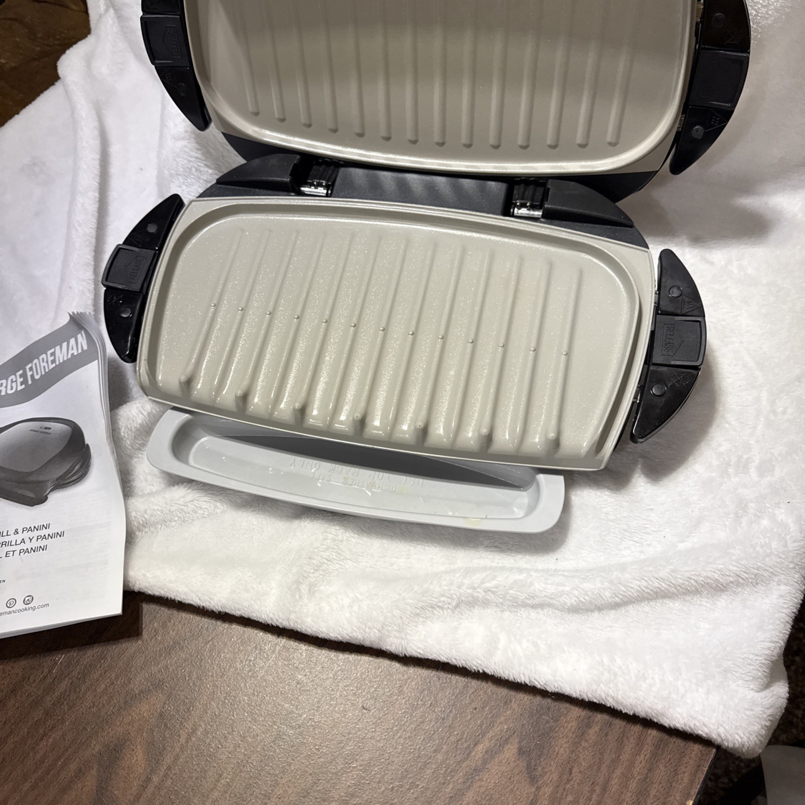 George Foreman GRP472P Grill and Panini Press – Platinum