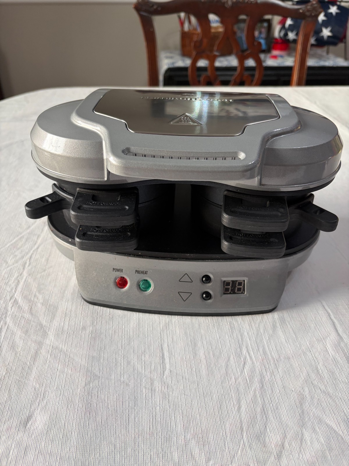 Hamilton Beach 25490 Dual “Breakfast” Sandwich Maker Tested WORKS!