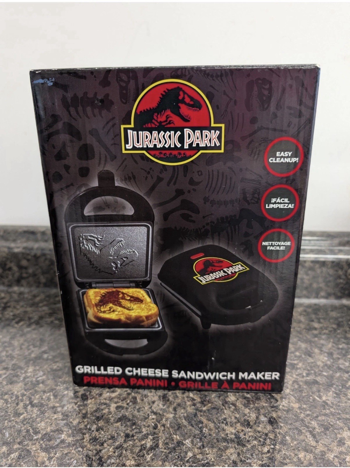 NEW Jurassic Park Collectible Movie Grilled Cheese Sandwich Panini Maker