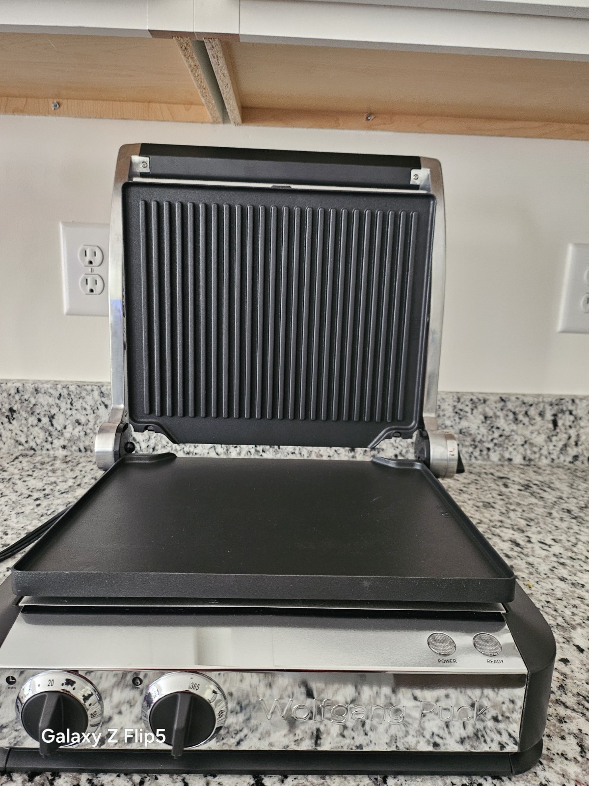Wolfgang Puck Jumbo Heavy Duty Nonstick Panini Grill.