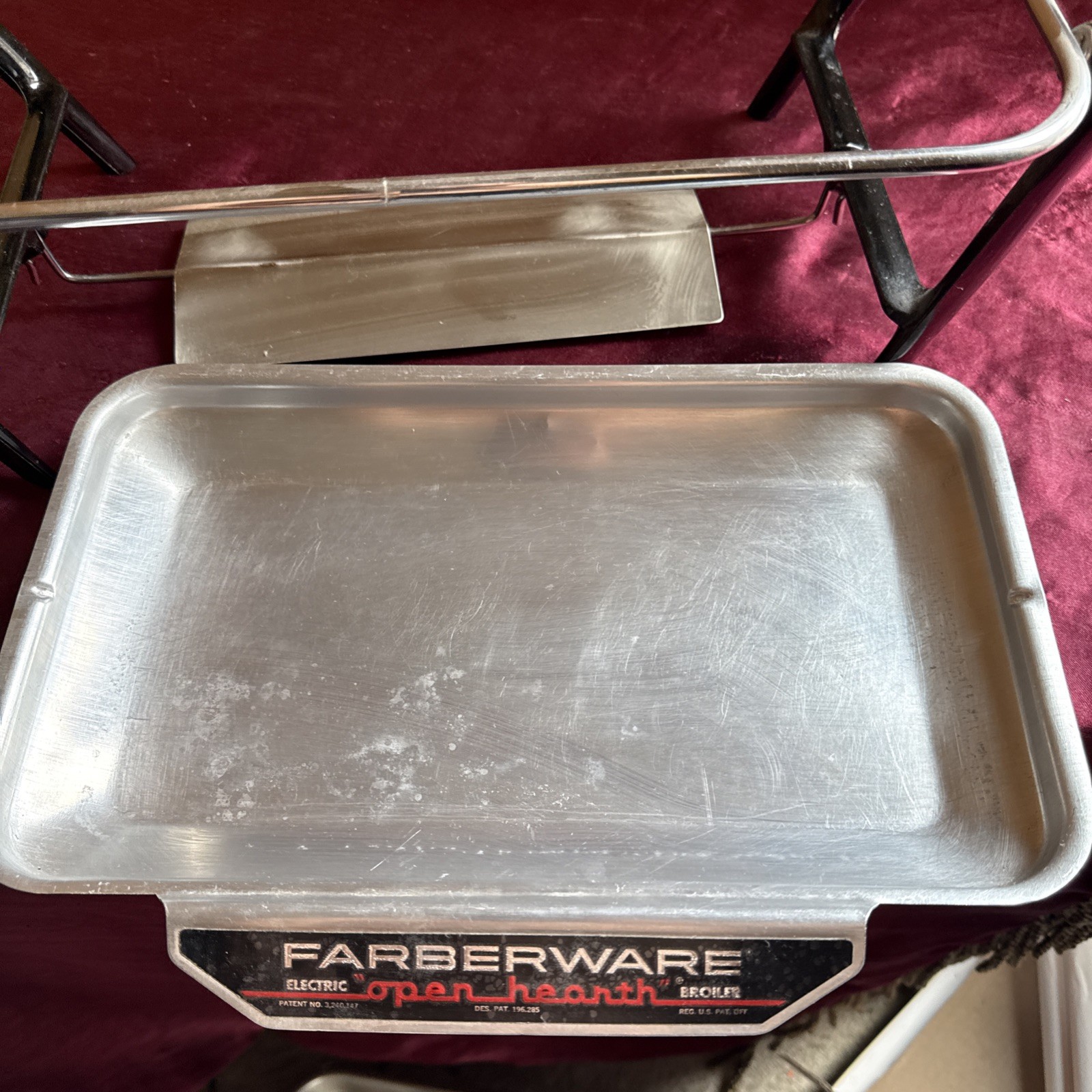 Farberware Open Hearth Electric Broiler Grill Body/Drip Pan ONLY see Pictures
