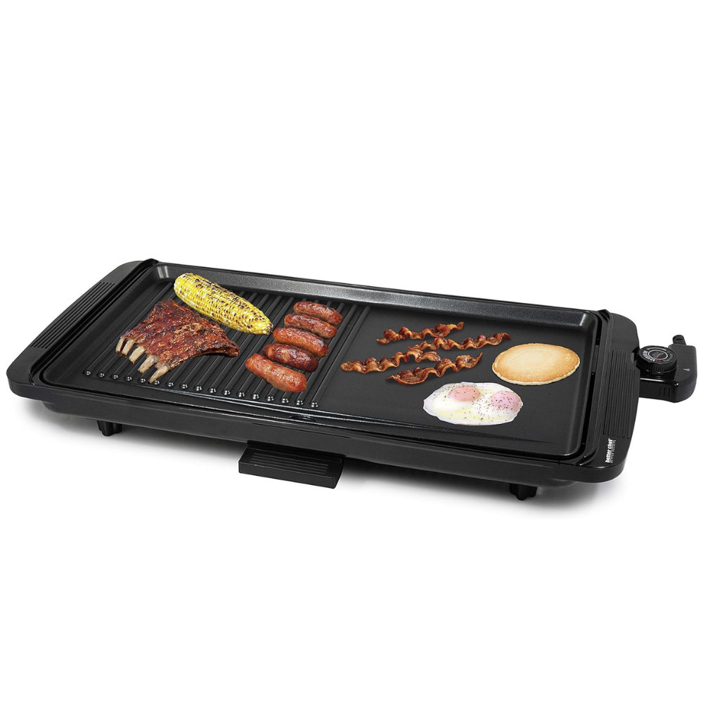 Better Chef 160 sq. in. 2-in-1 Family Size Electric Counter Top Grill/Griddle