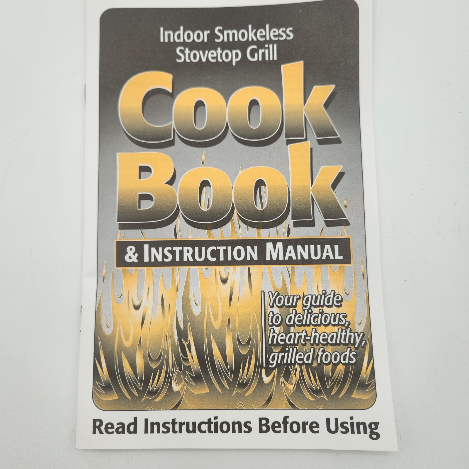 Grill It Professional Model Indoor Smokeless Stove Top Grill 1998 Open Box