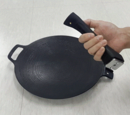 MADE IN KOREA Nonstick Premium LED LIGHT Handle Detachable Induction Griddle
