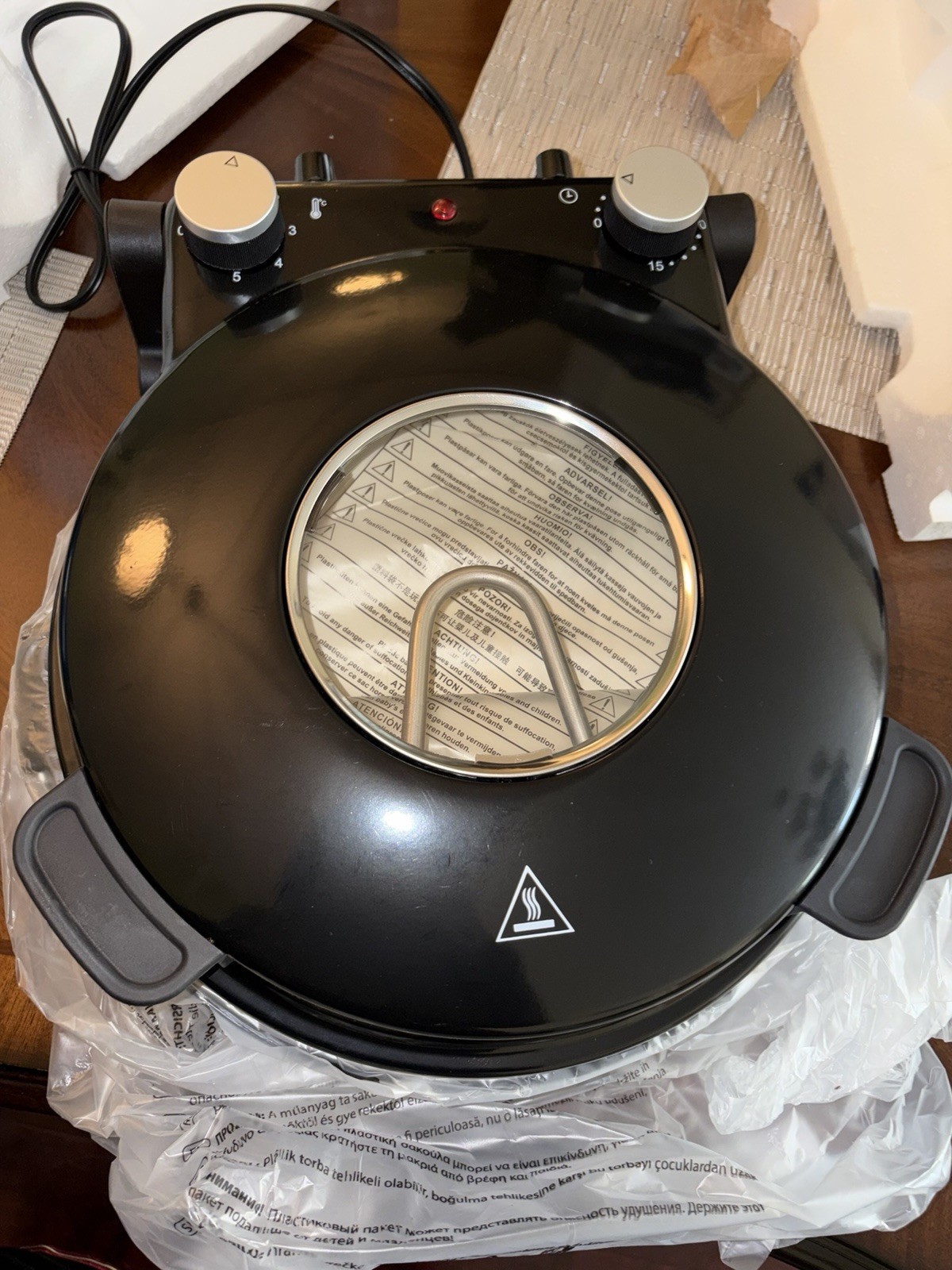 BRAND NEW SEALED Colstor Ceramic Pizza Maker Oven Bake 800°F Countertop Cooker
